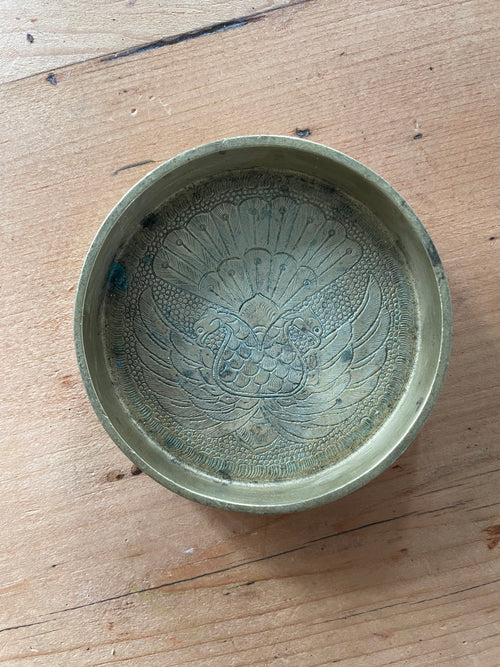 Brass Phoenix Dish