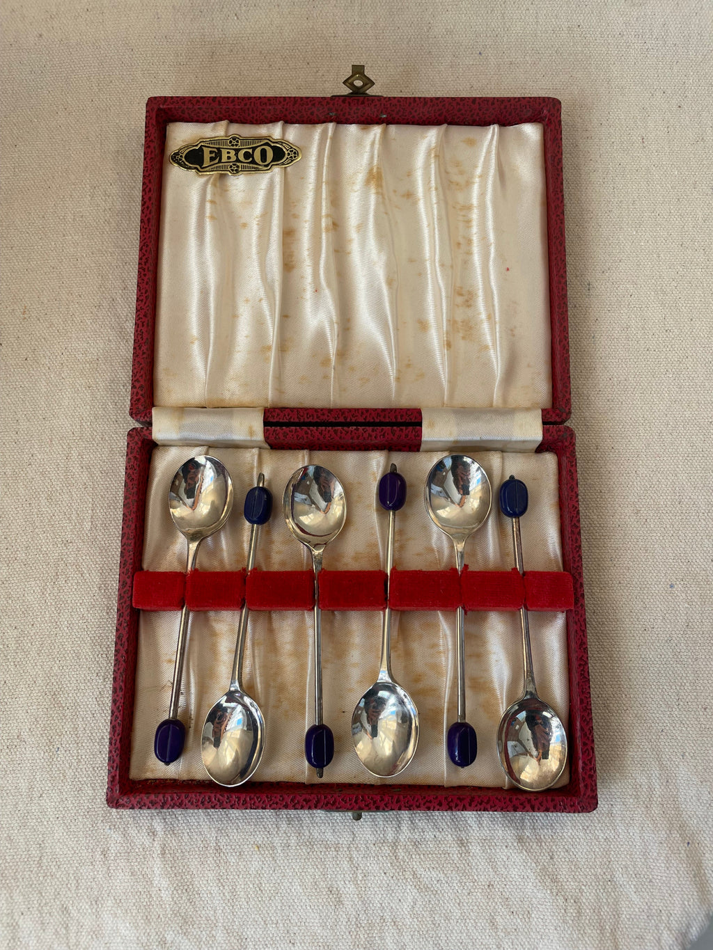 Vintage Coffee Bean Spoon Set