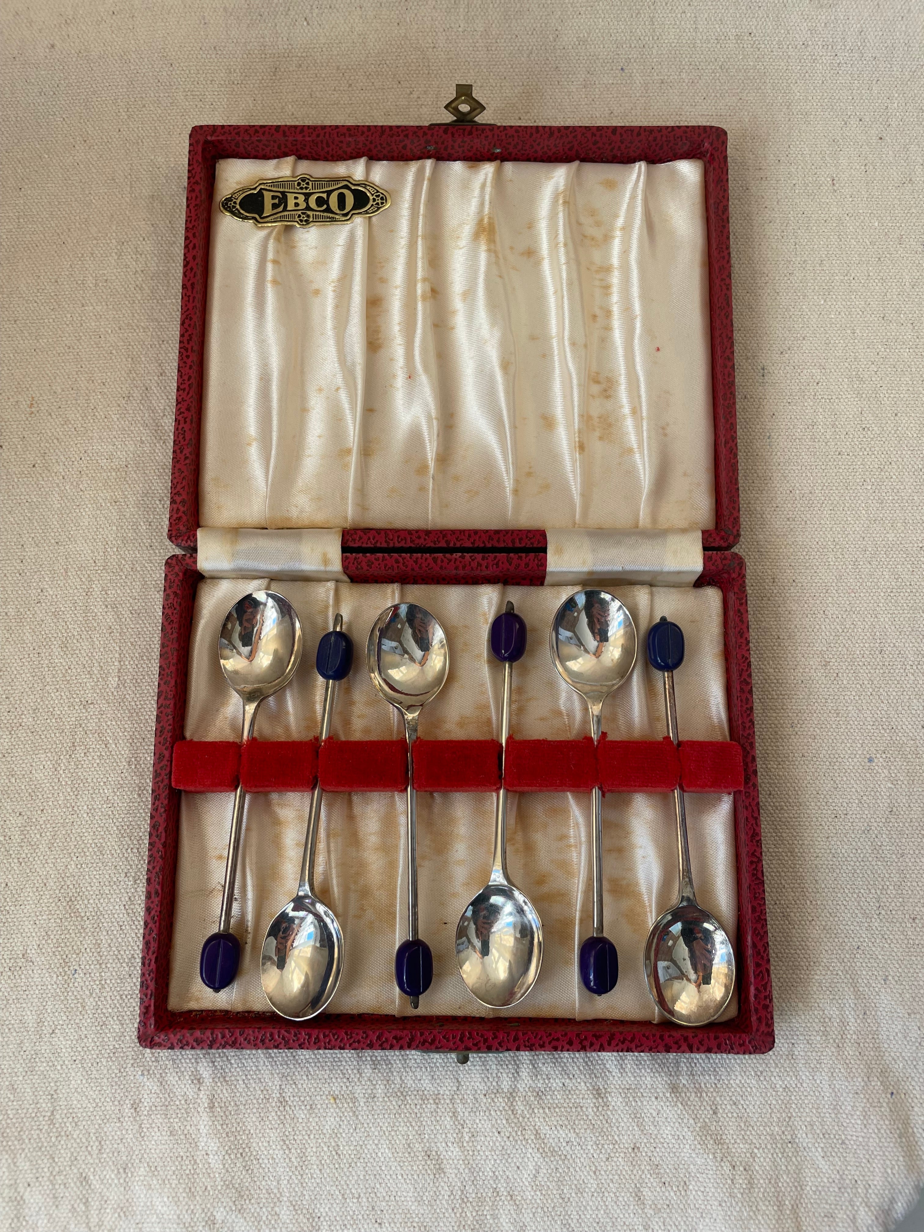 Vintage Coffee Bean Spoon Set