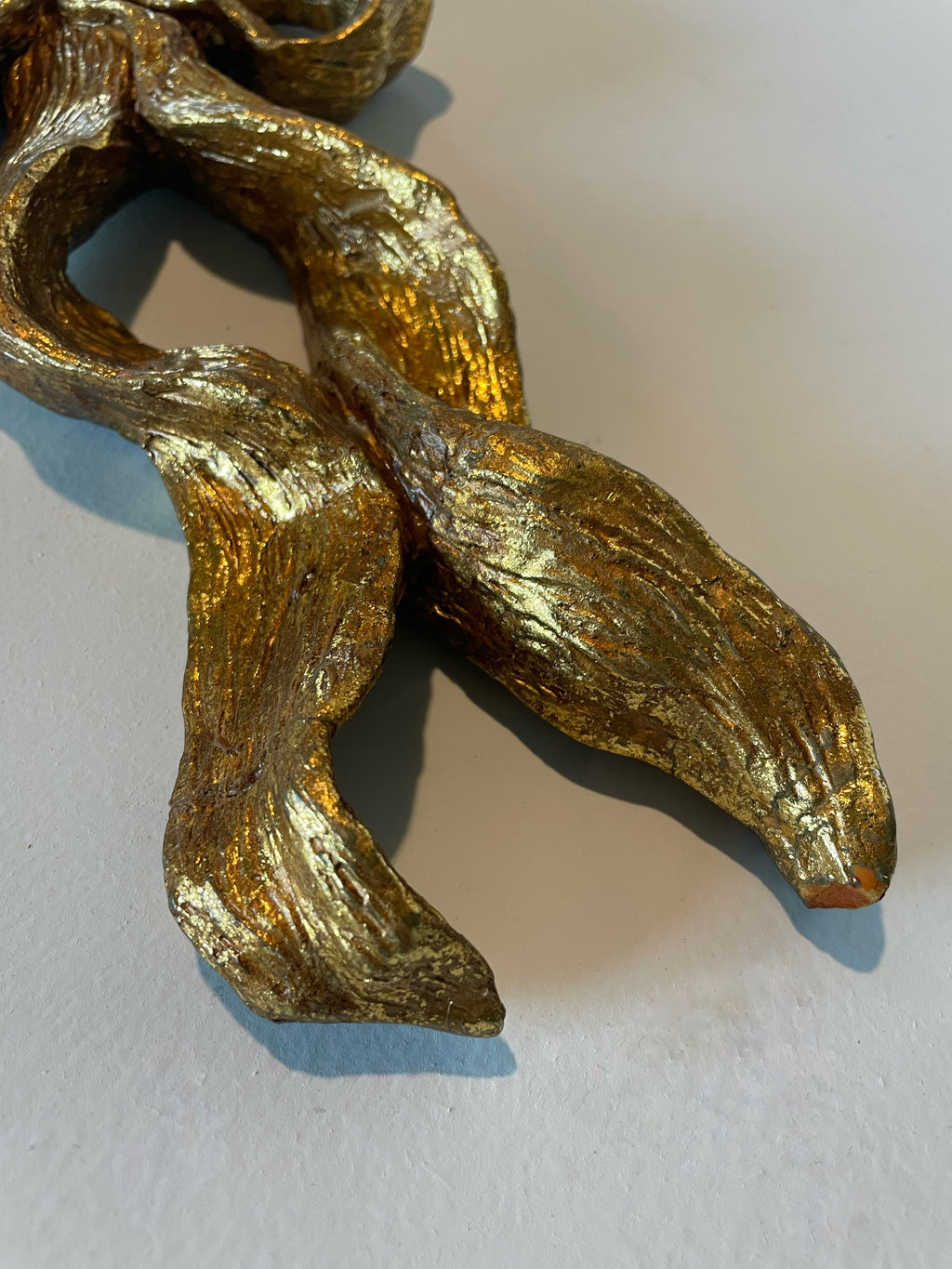 Gold Gilt Wall Hung Bow