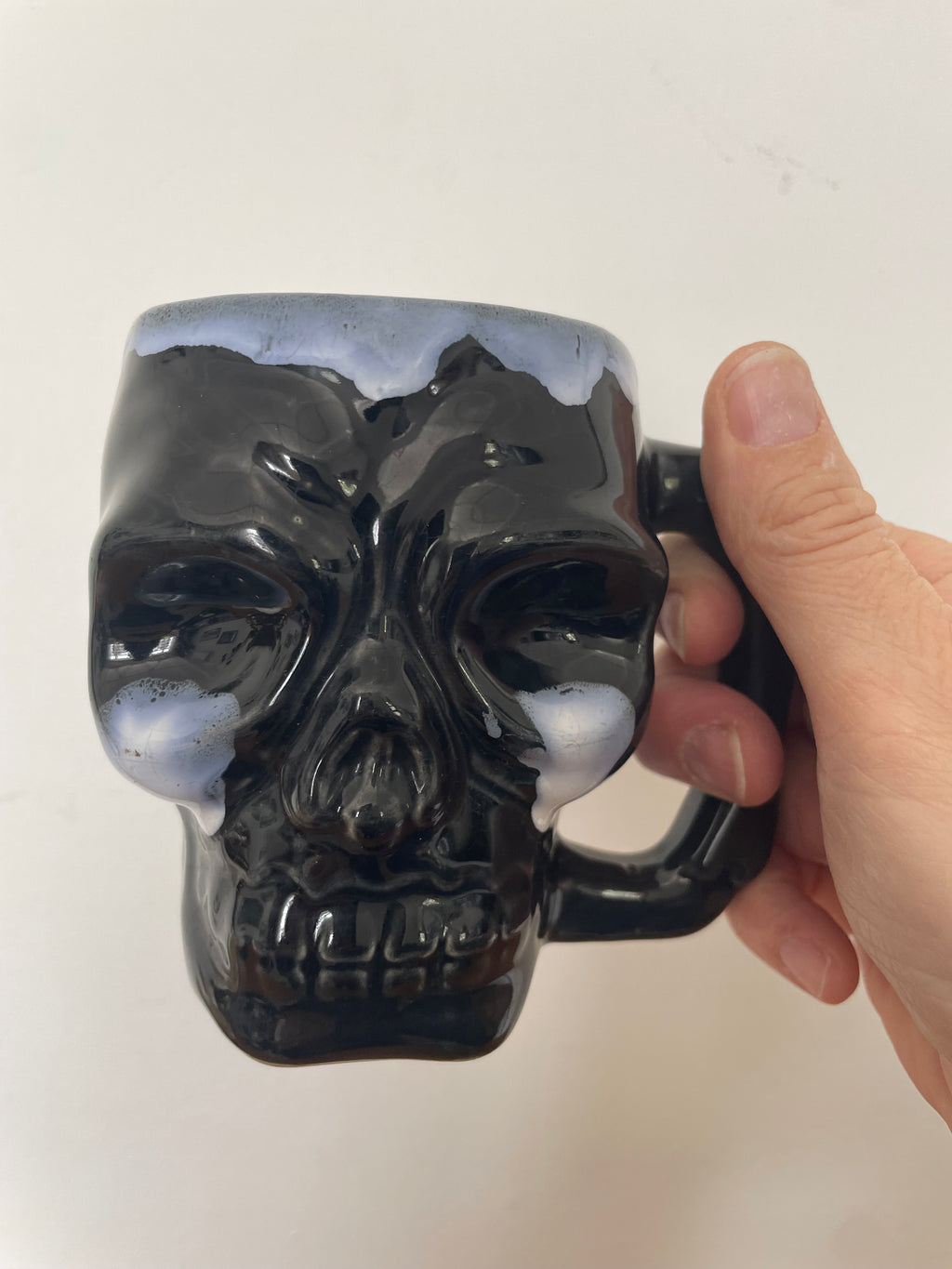 Pottery Skull Mug