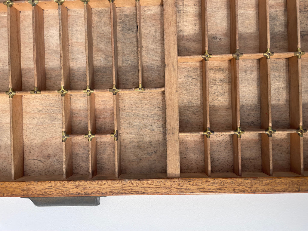 Vintage Oak Printers Tray