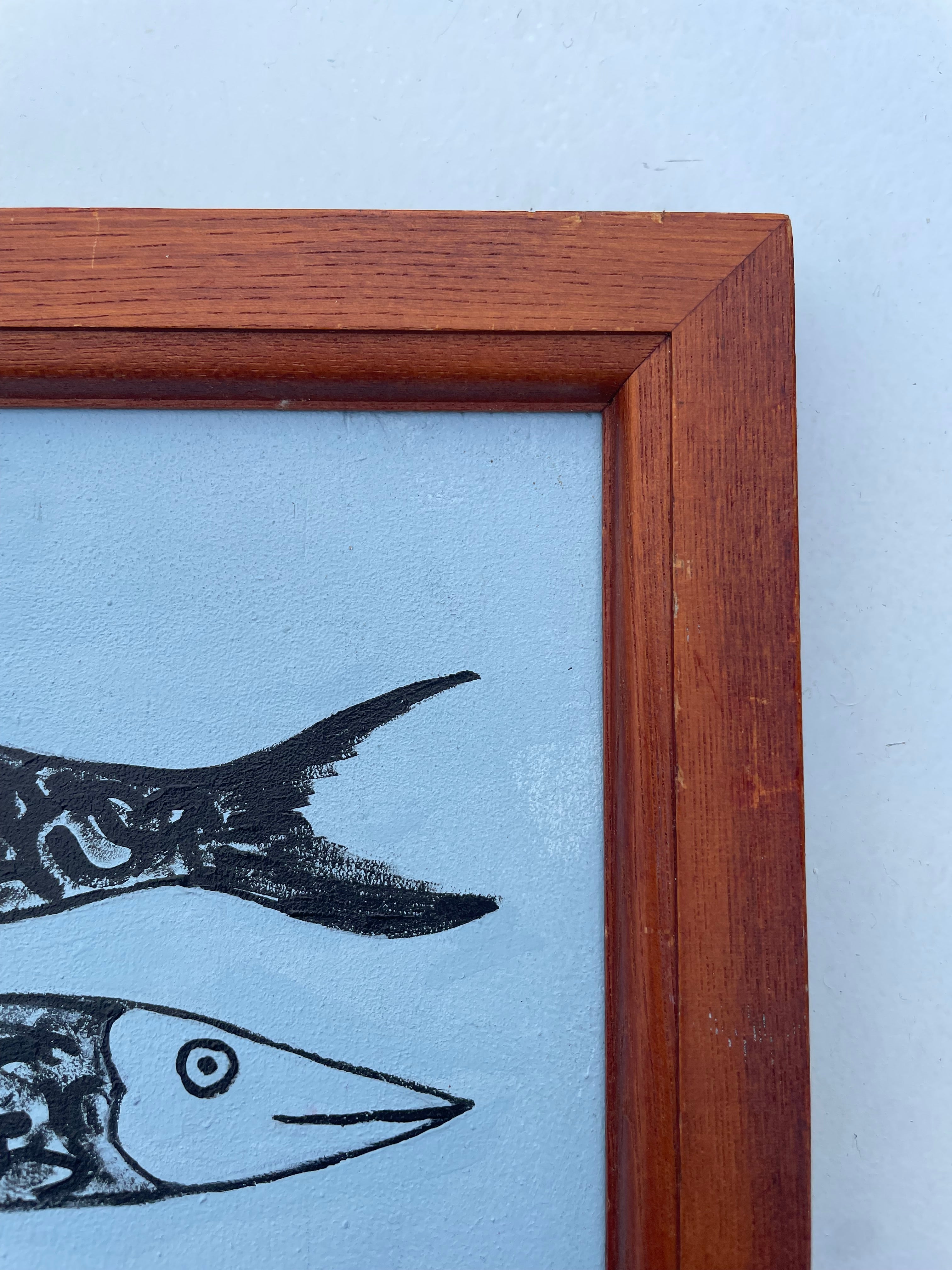 Swirly Fish Twins Painting