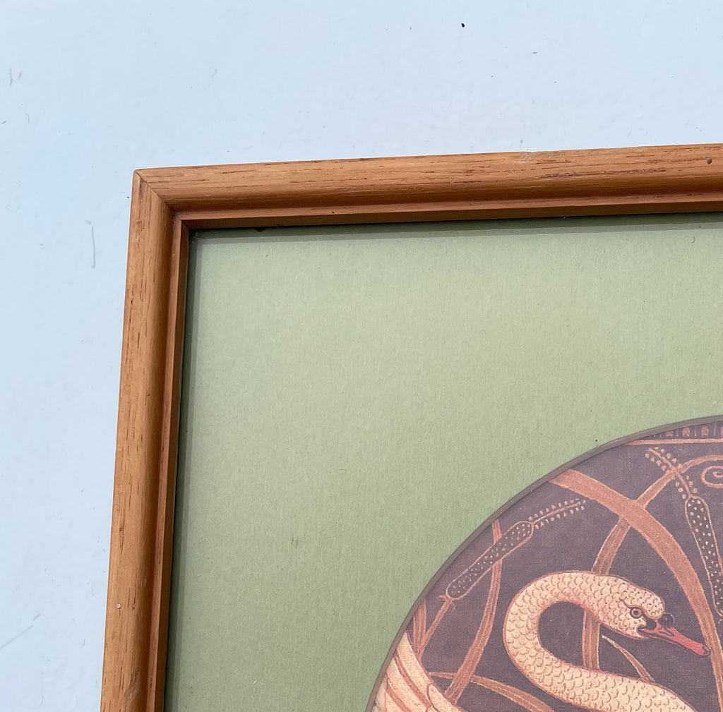 Art Nouveau Swan Print