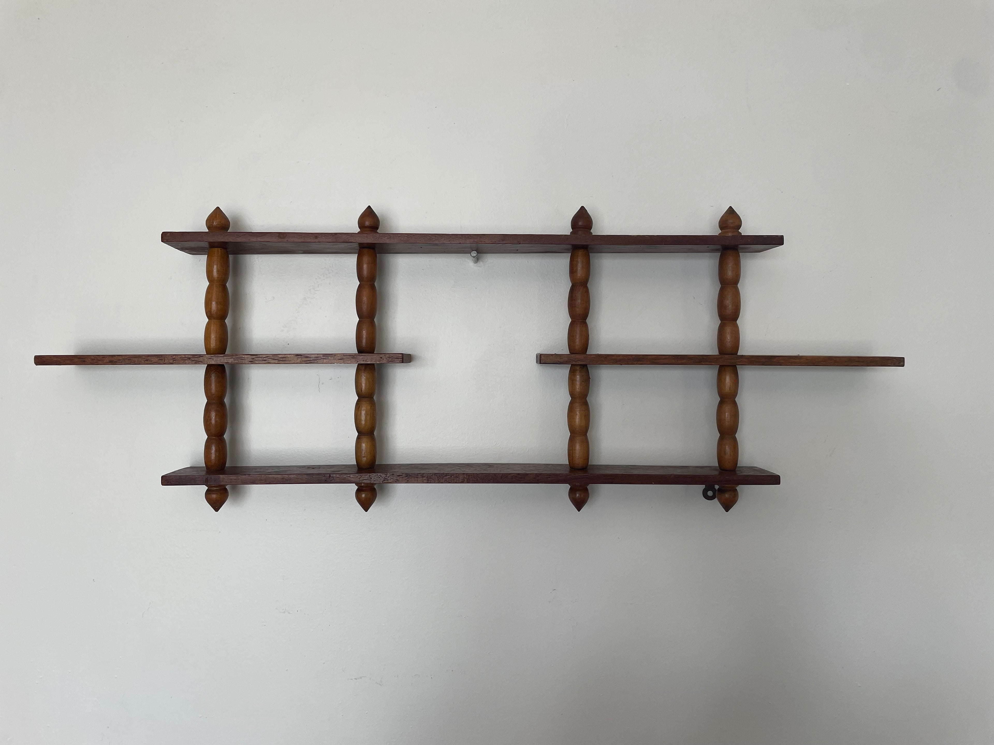Mid Century Wooden Shelf - EMPTY