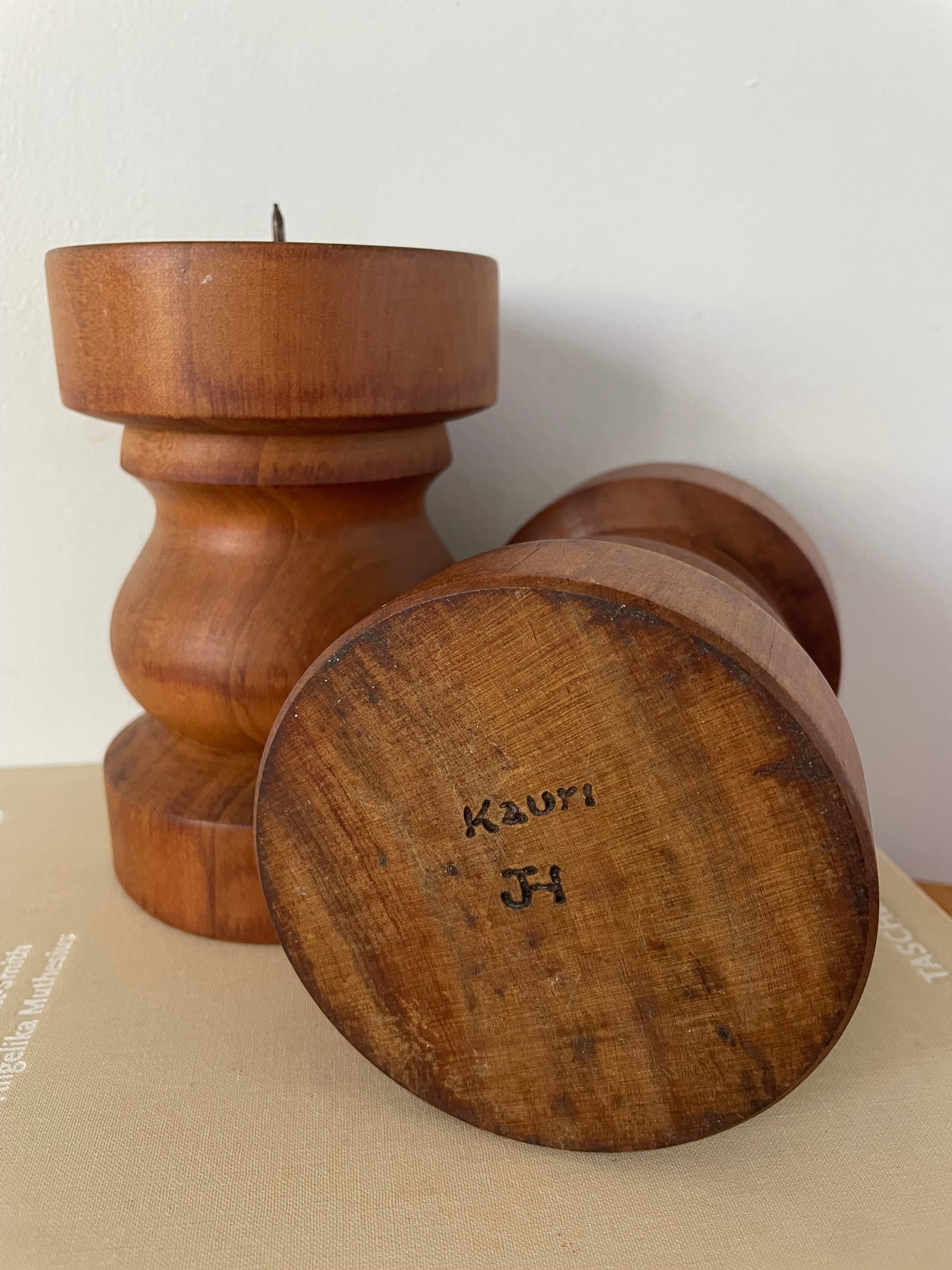 Kauri Candle Holders