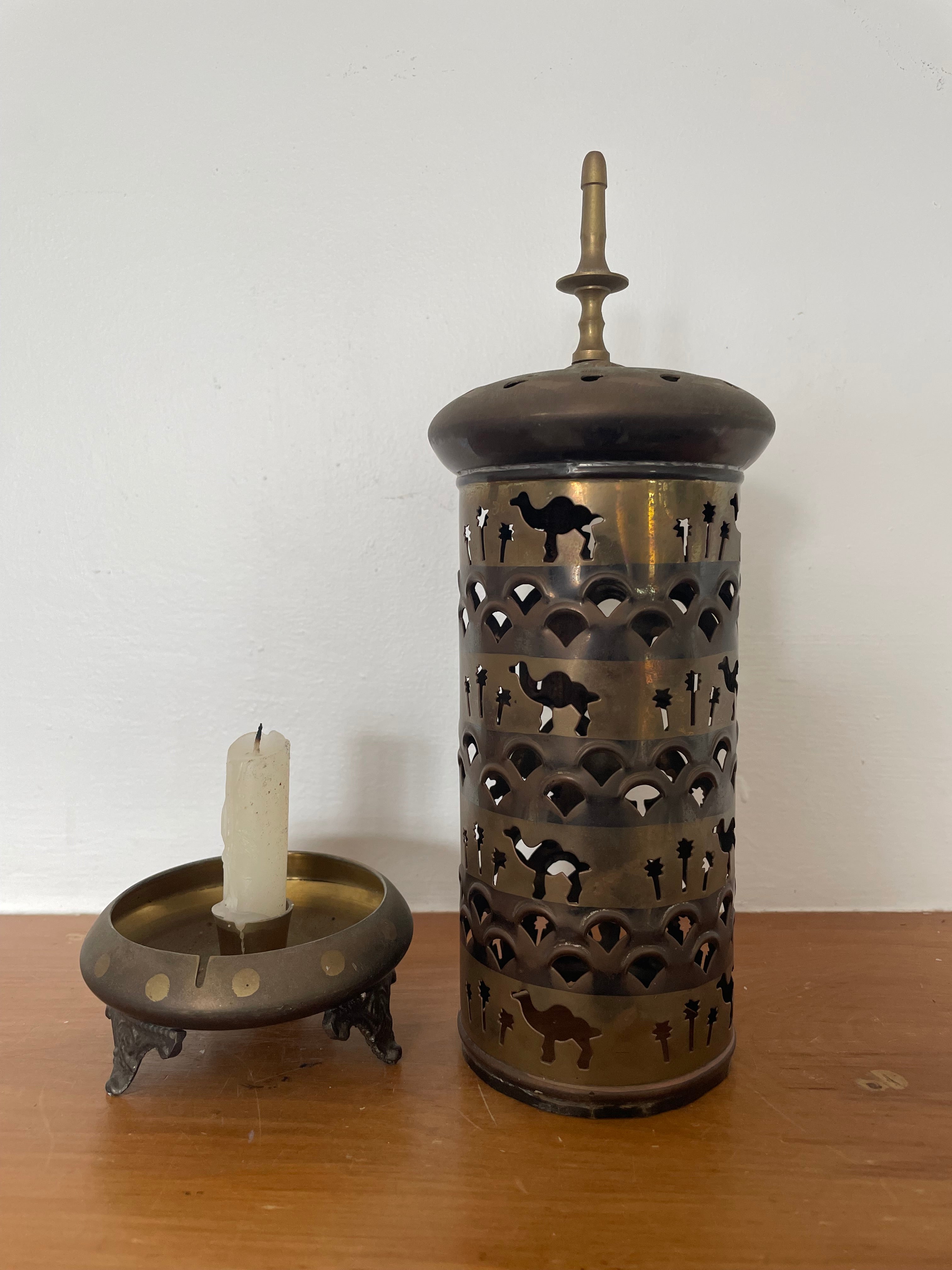 Brass Camel Lantern