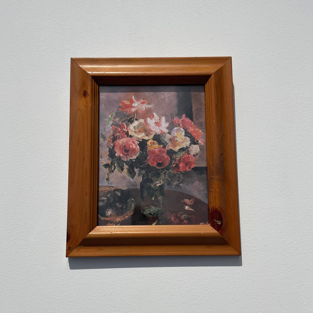 Still Life Print With Bouquet