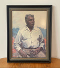 Vintage Framed Portrait of Albert Namatjira