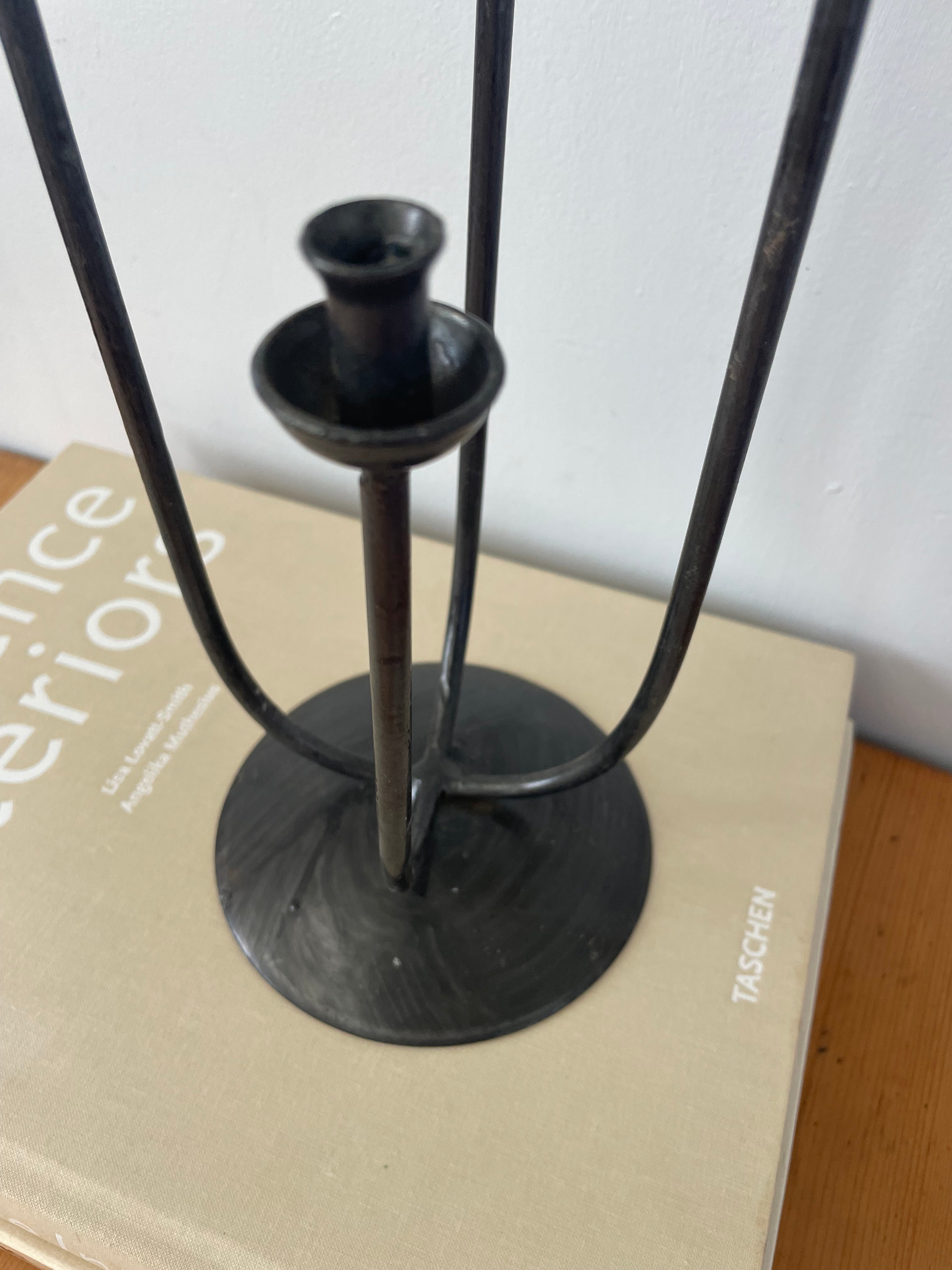 Wrought Iron Candleholder