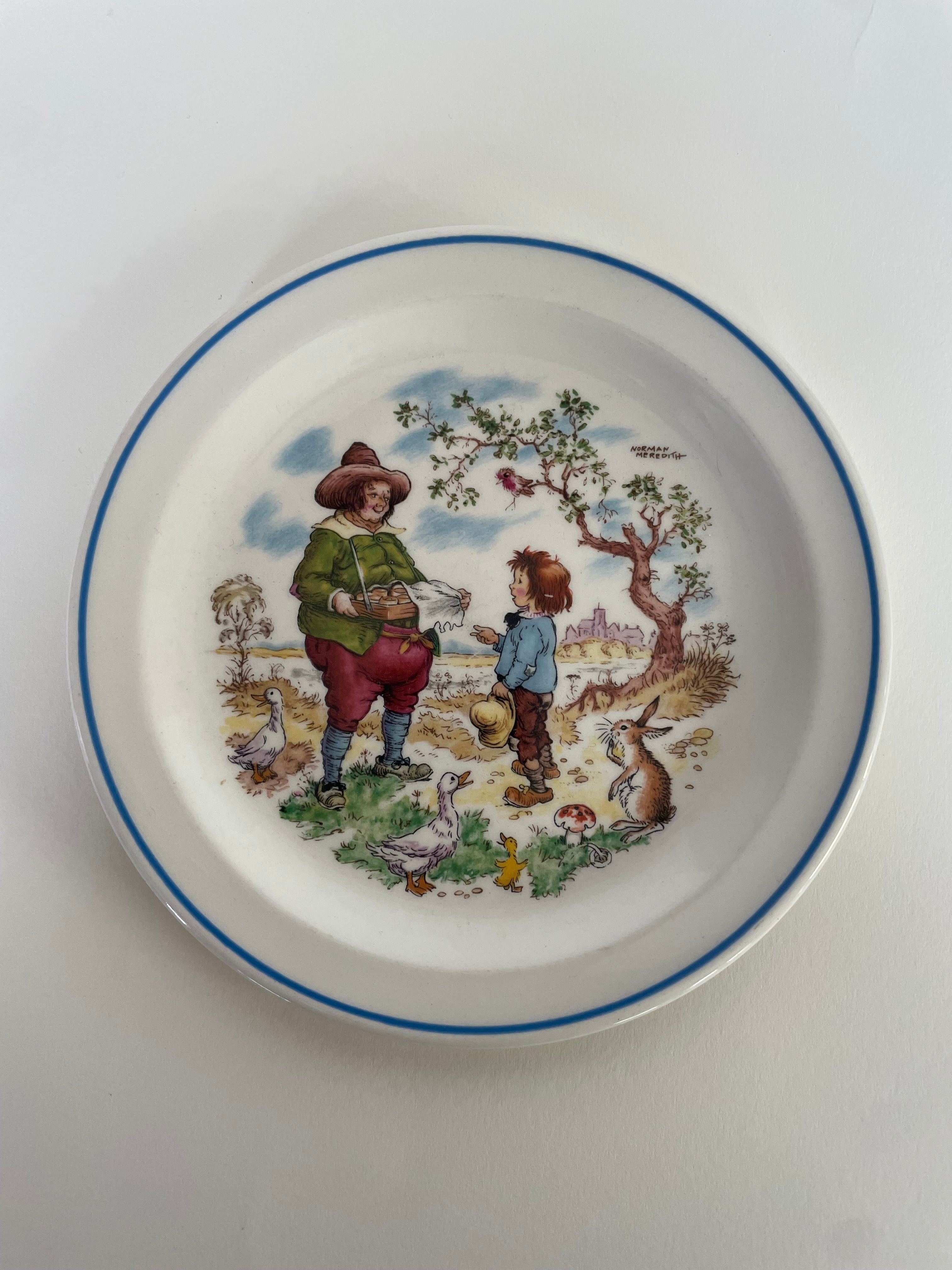 Crown Lynn Simple Simon Plate