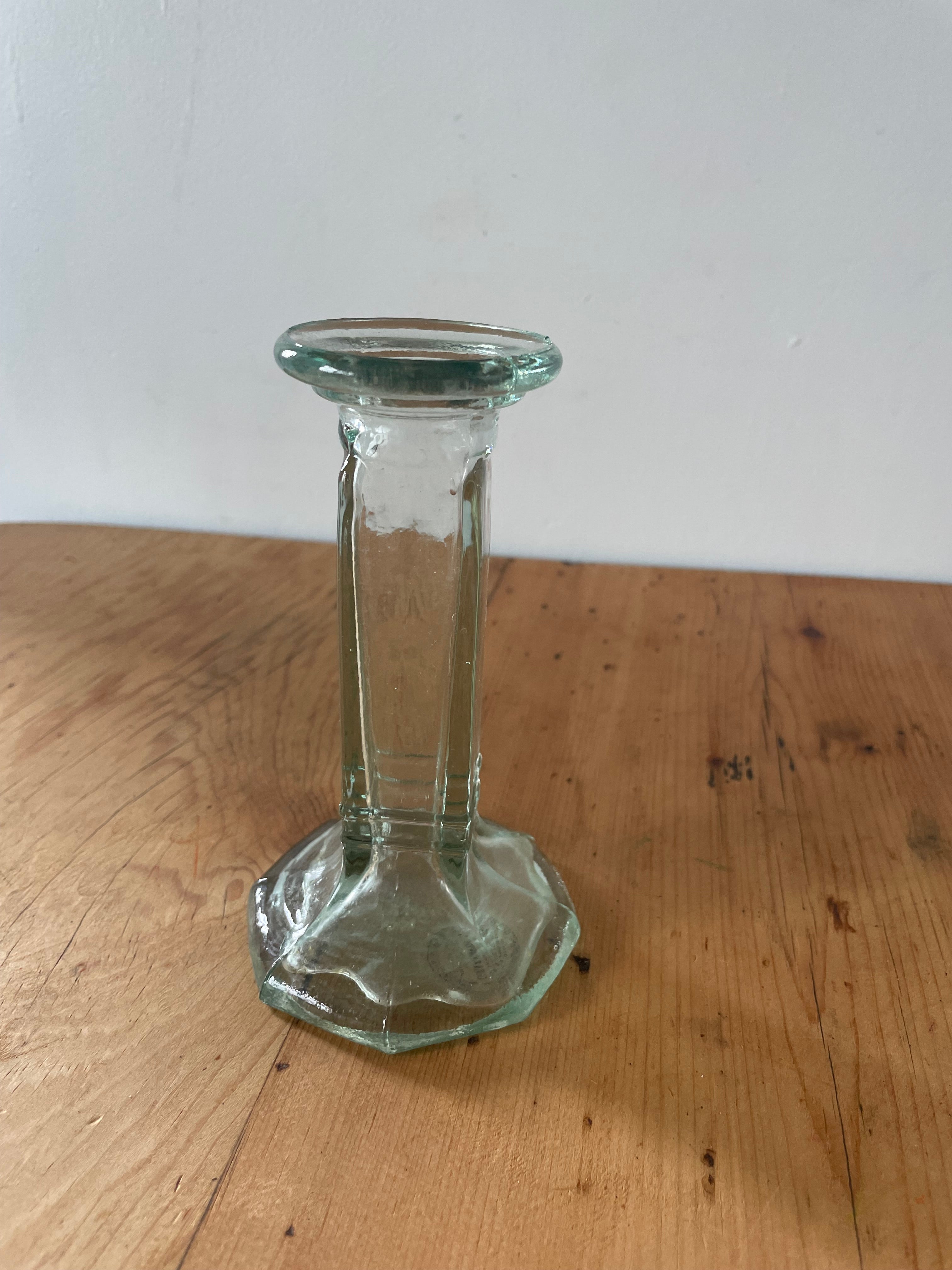 Handblown Glass Candle Holder