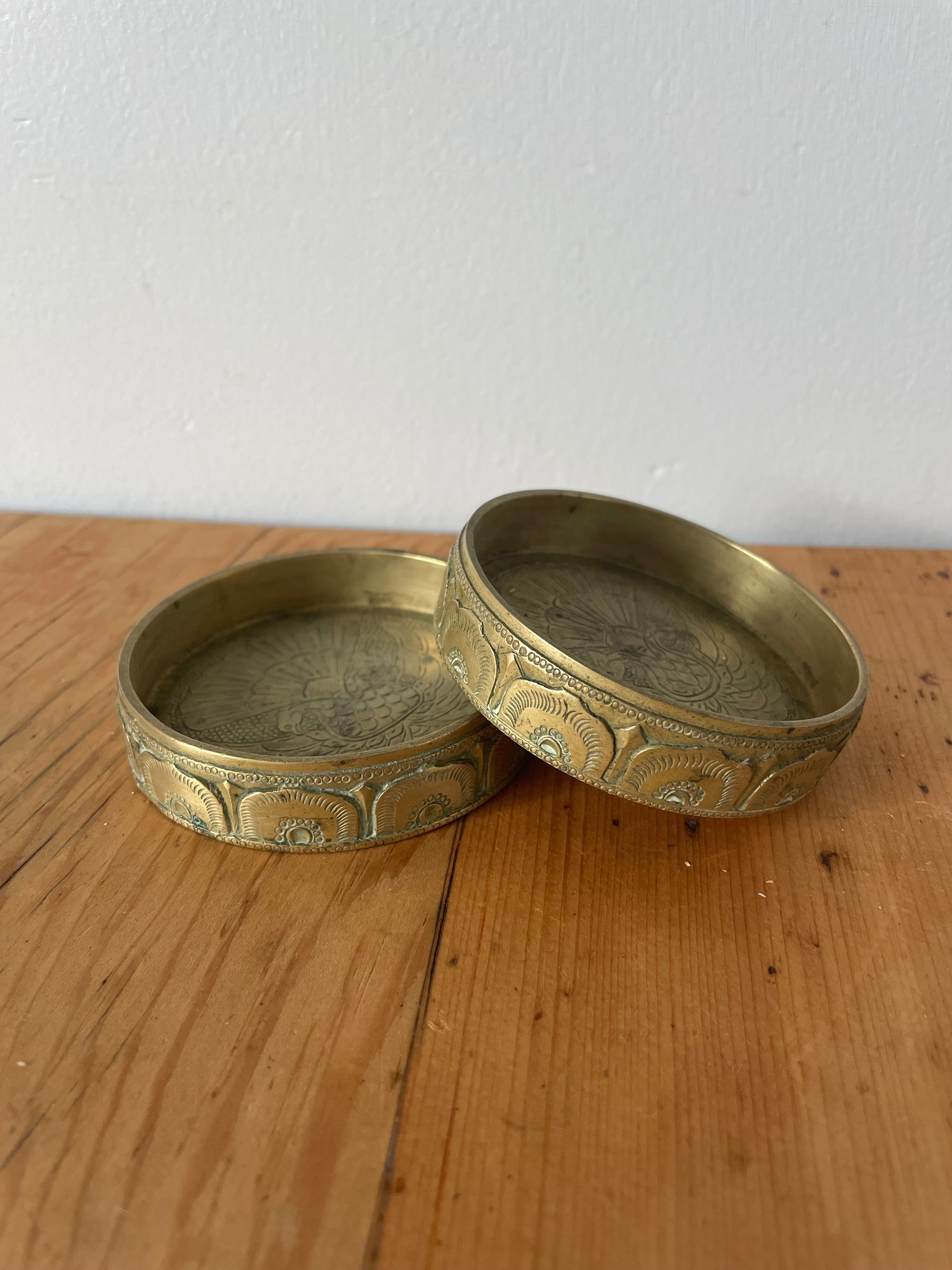 Brass Phoenix Dish