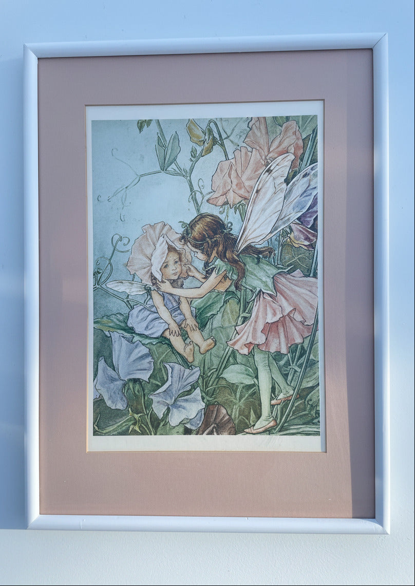 Vintage Flower Fairies Print