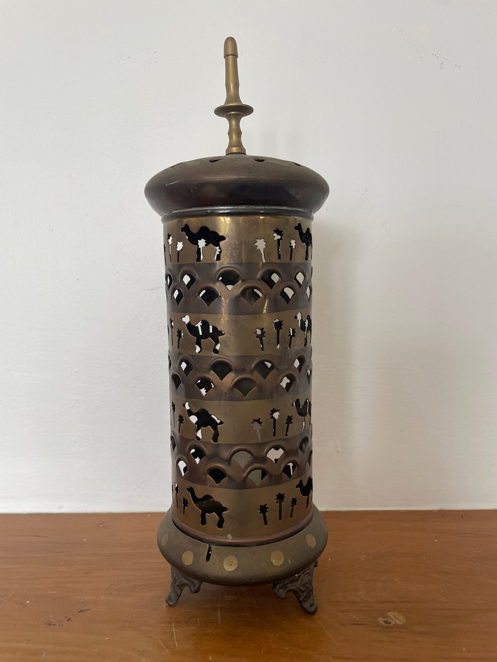 Brass Camel Lantern