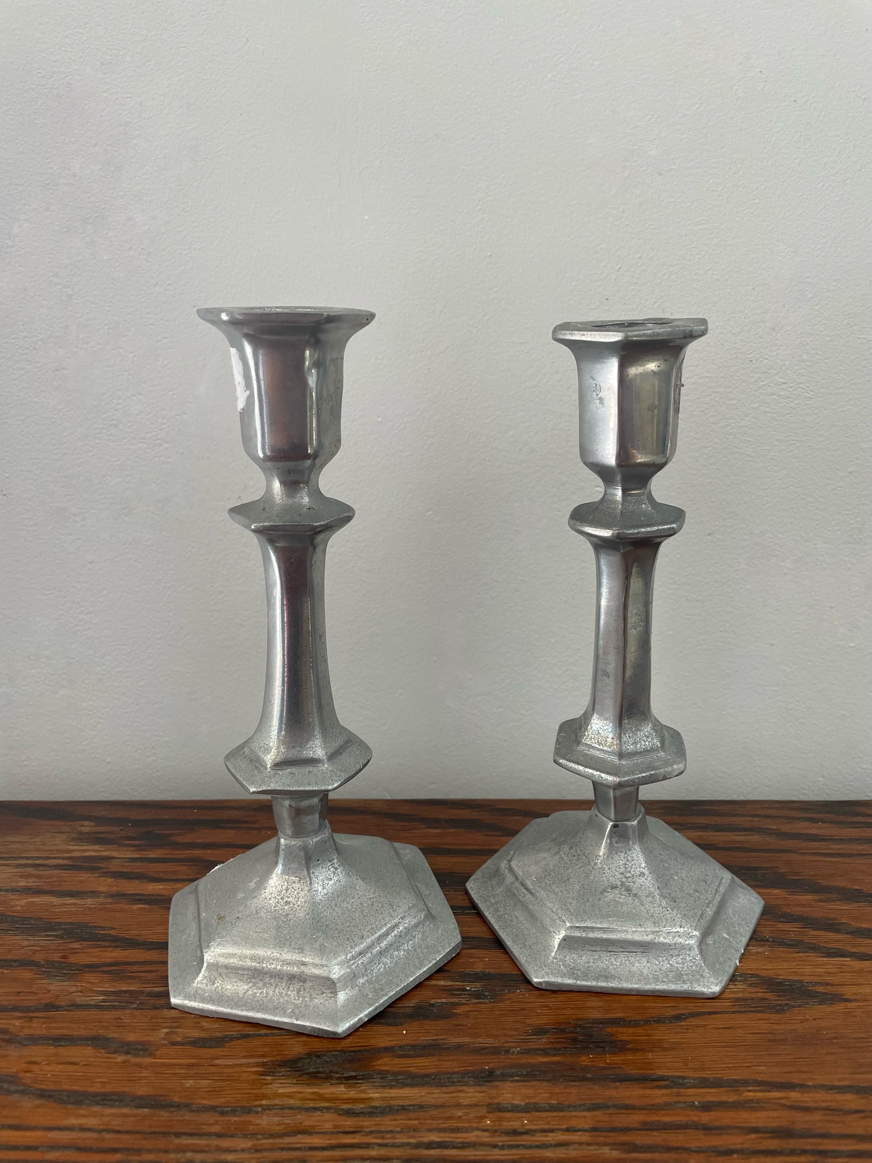 Aluminum Candlestick Holders