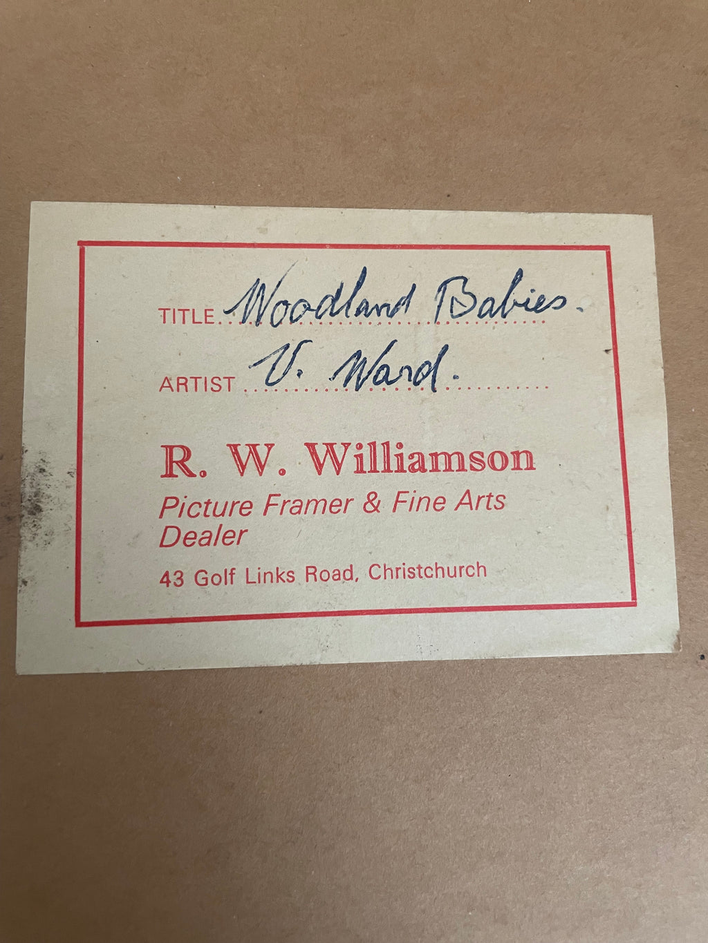 Vintage Vernon Ward Deer Print