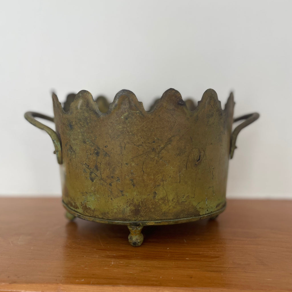 Ball Footed Sheet Metal Planter