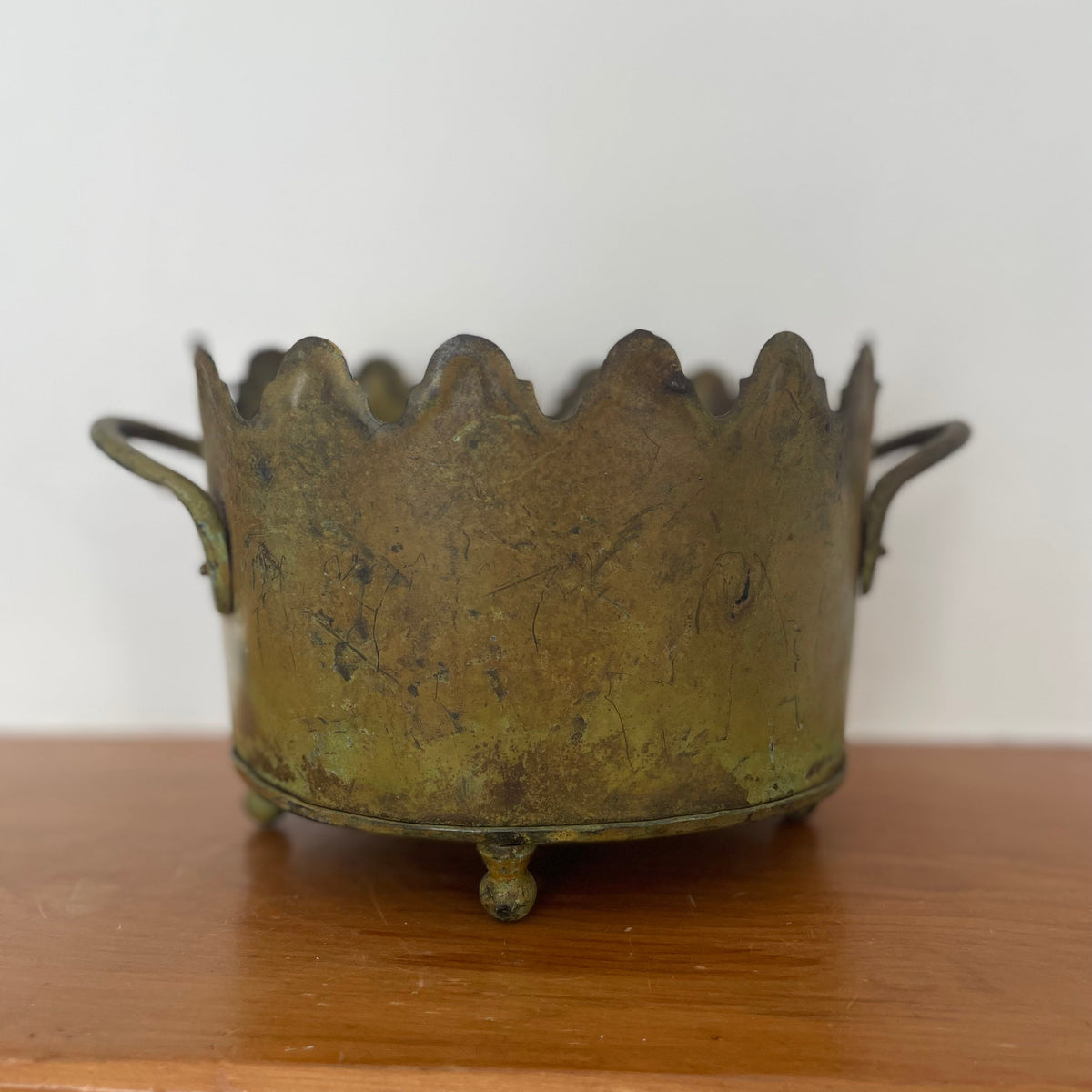 Ball Footed Sheet Metal Planter