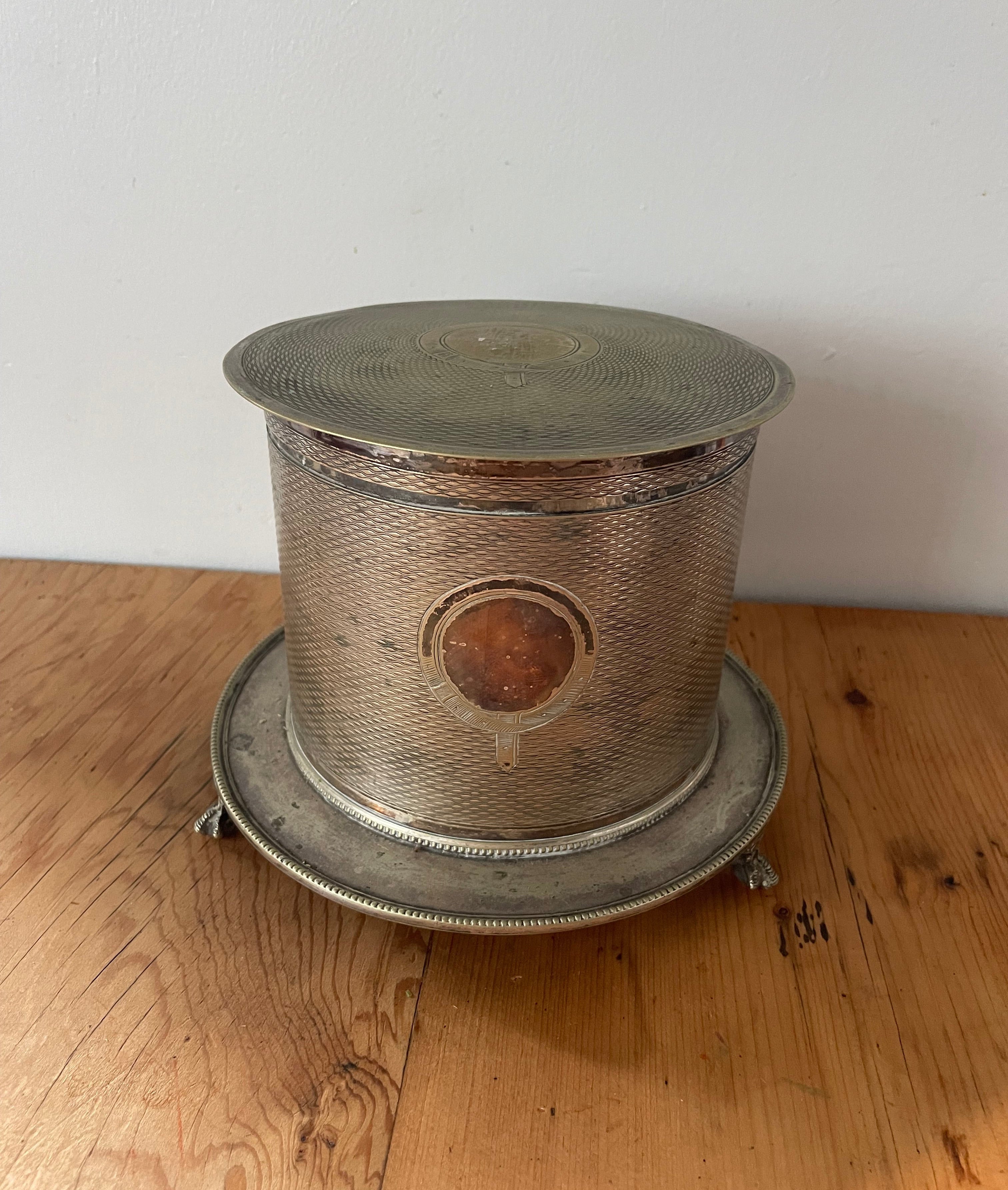 Antique Claw Footed Belt Box