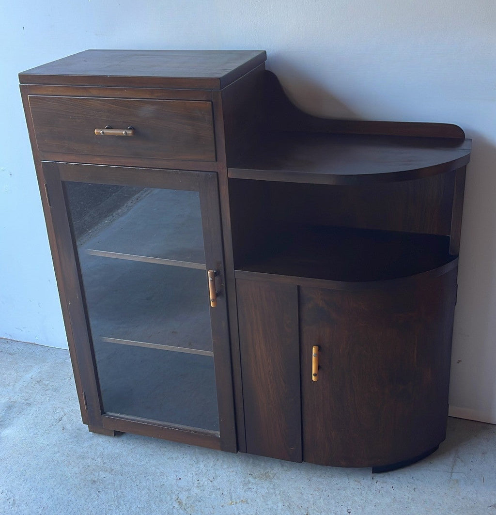 Art Deco Curved Cabinet