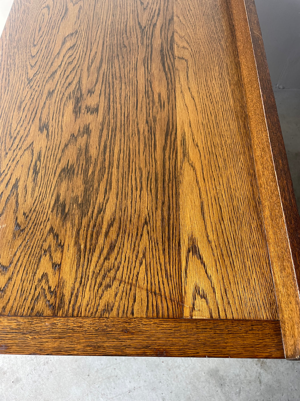 Folk Art Oak Dresser