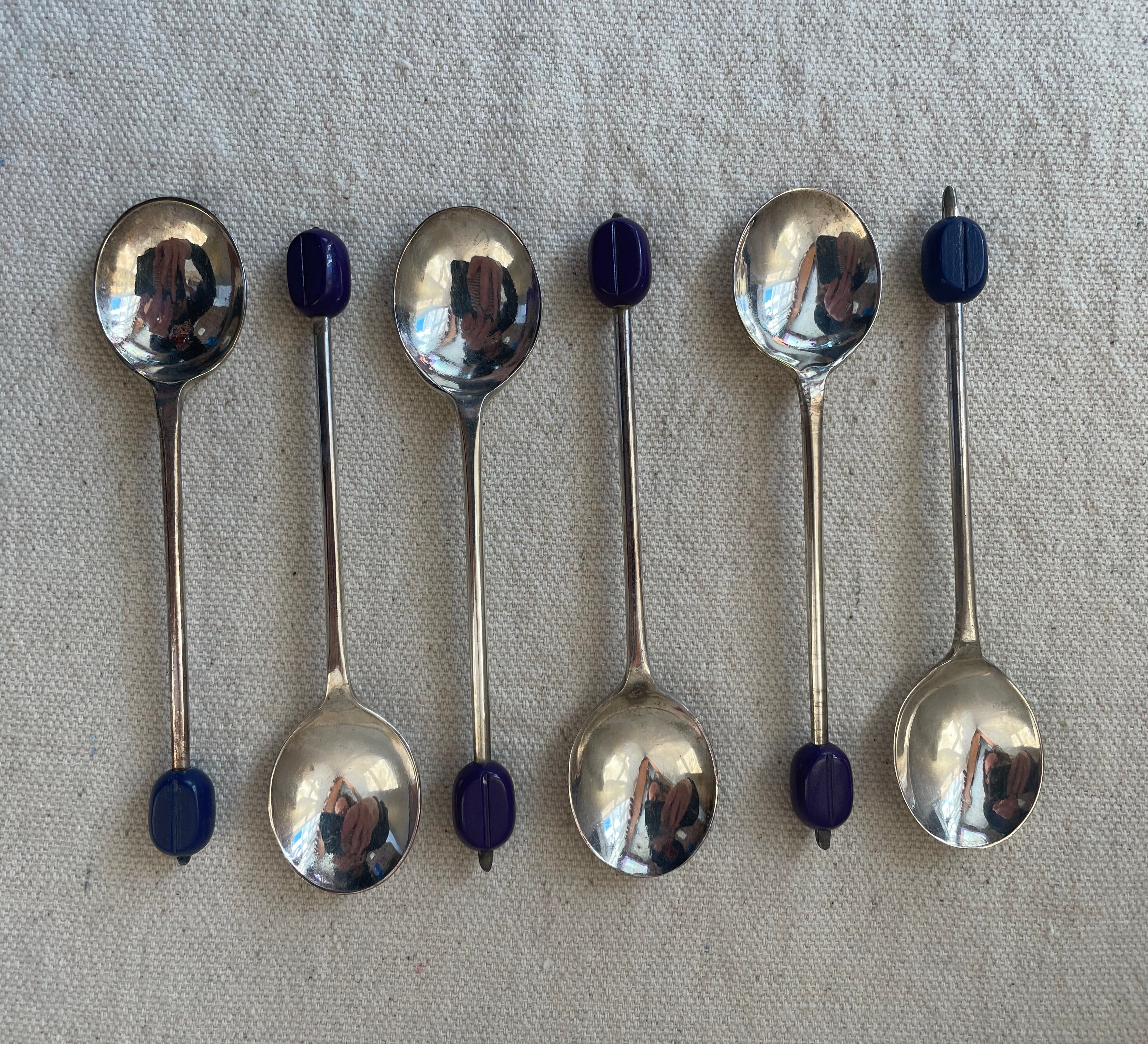 Vintage Coffee Bean Spoon Set
