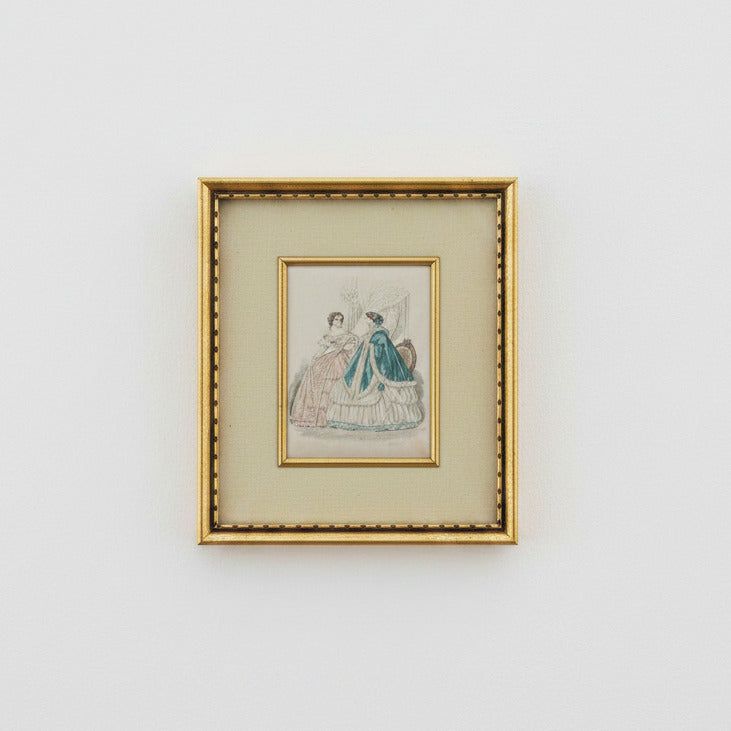 Antique French Fashion Plate