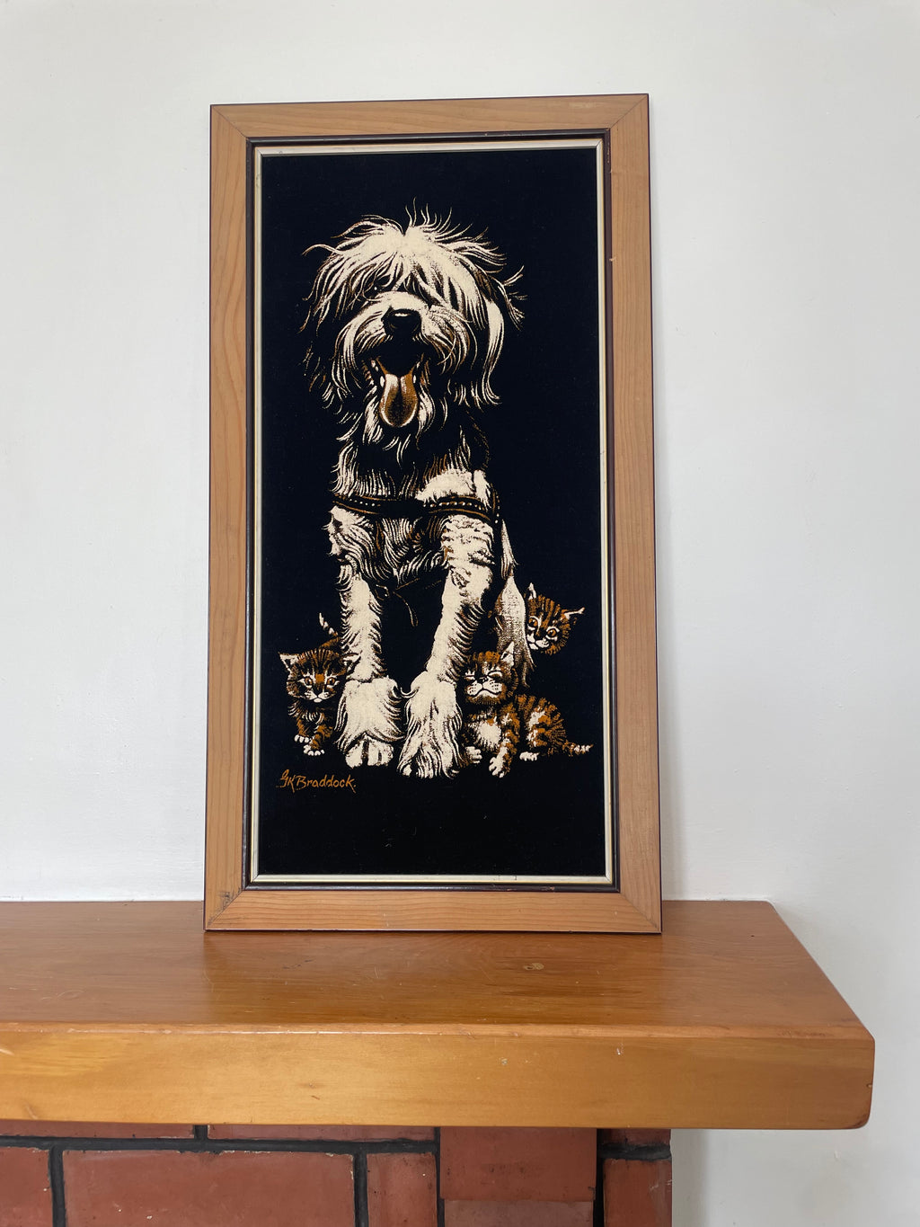 Vintage Velvet Art Picture