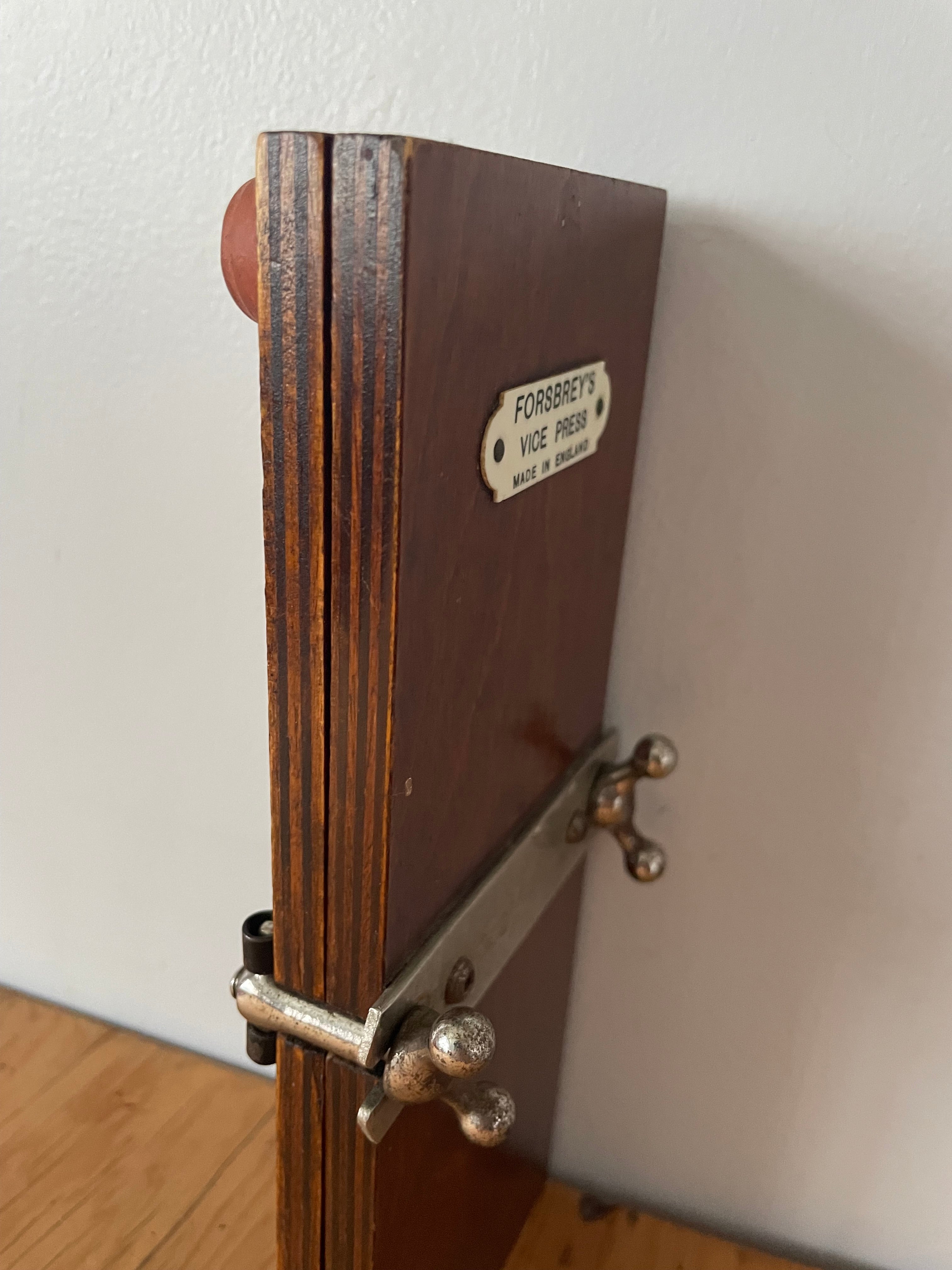 Antique English Flower press