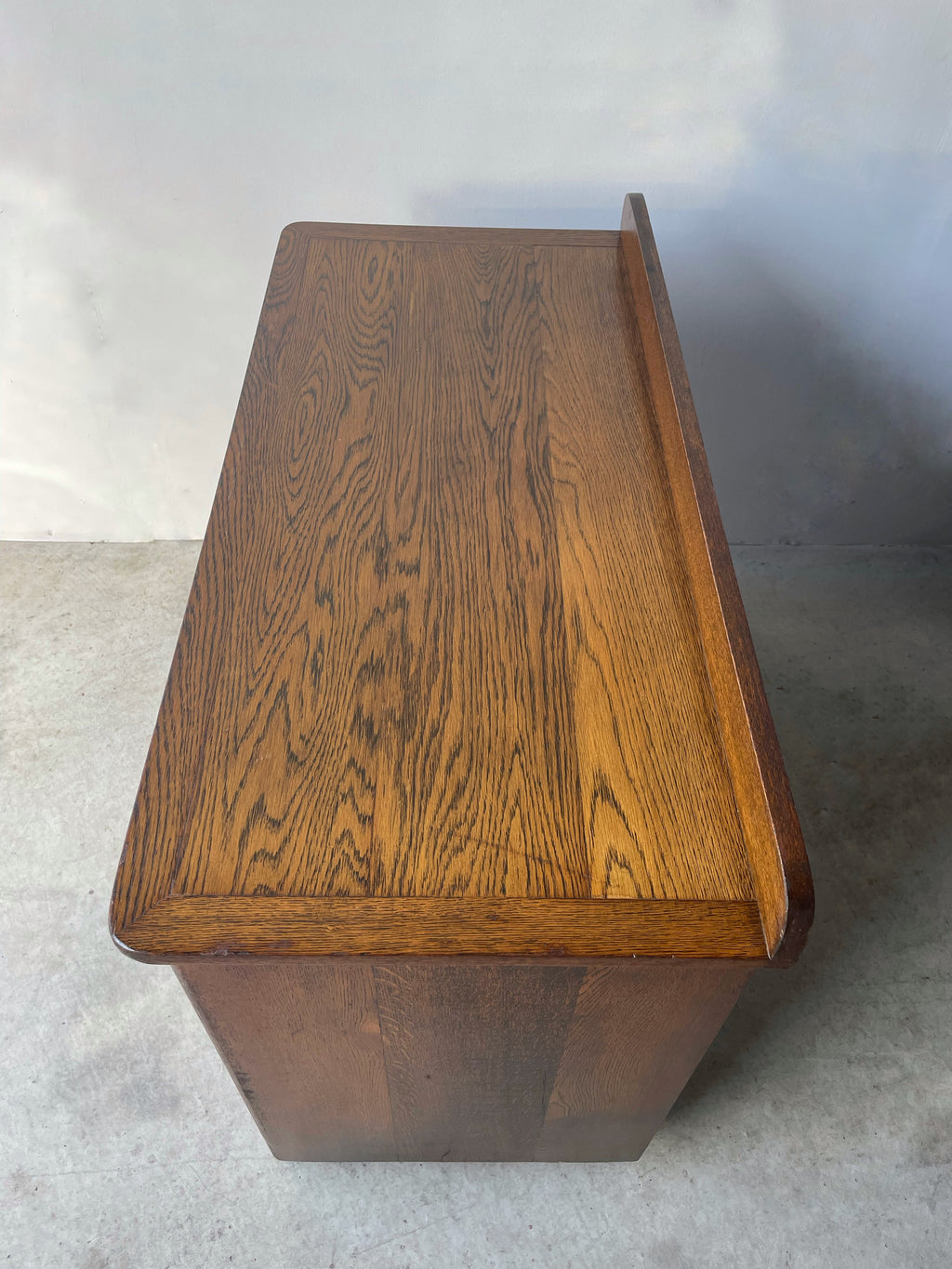 Folk Art Oak Dresser