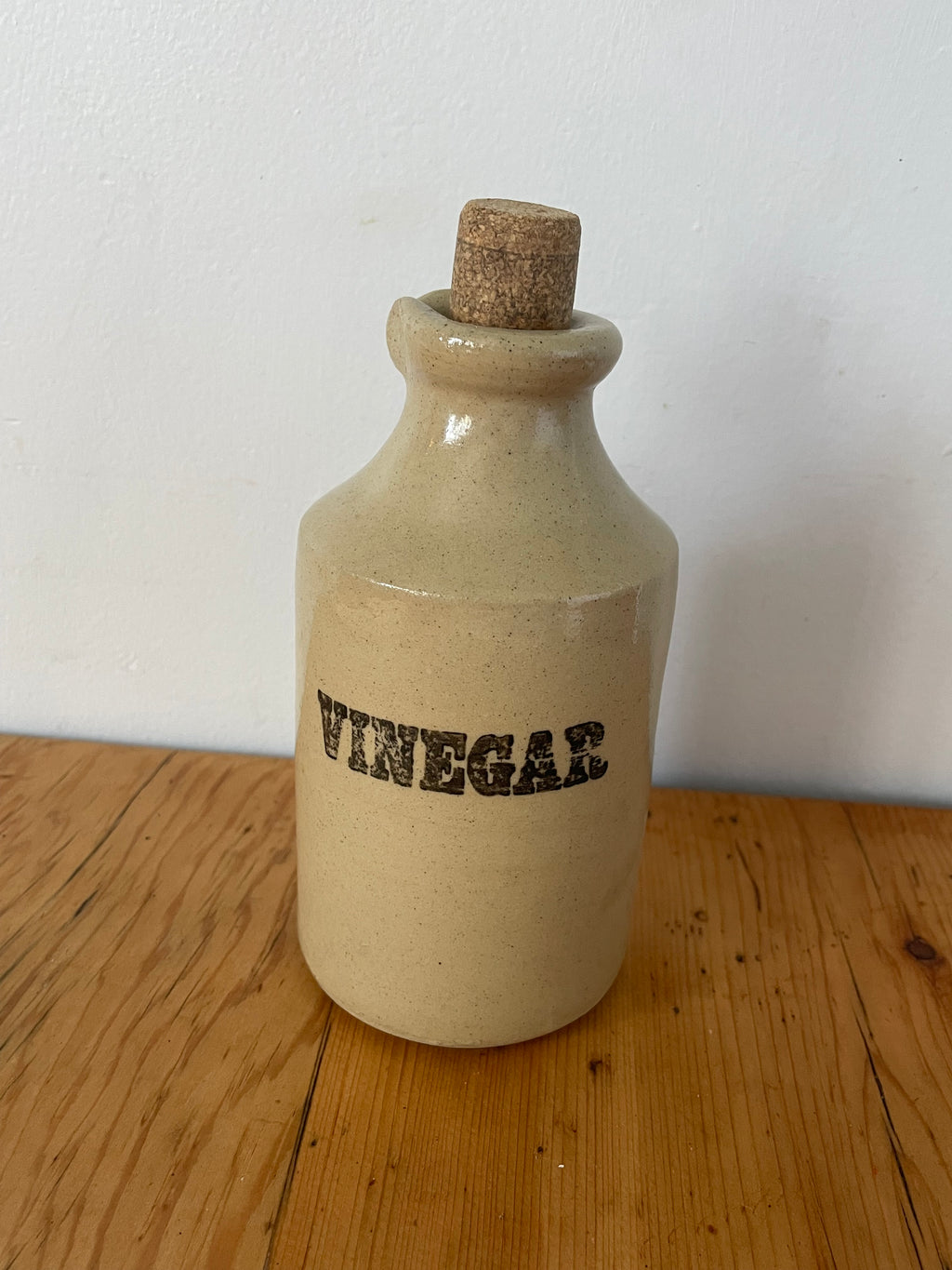Antique Stoneware Vinegar Bottle