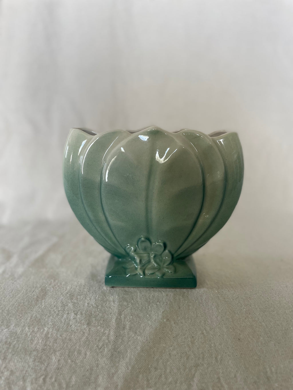 Vintage Lotus Vase
