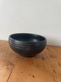 Glossy Black Pottery Bowl