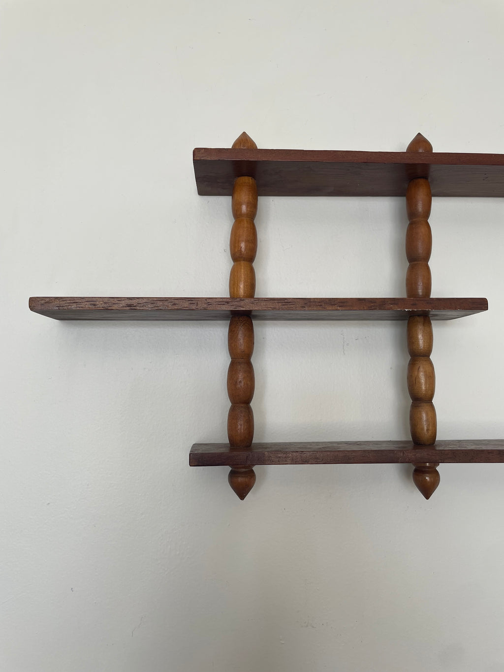 Mid Century Wooden Shelf - EMPTY