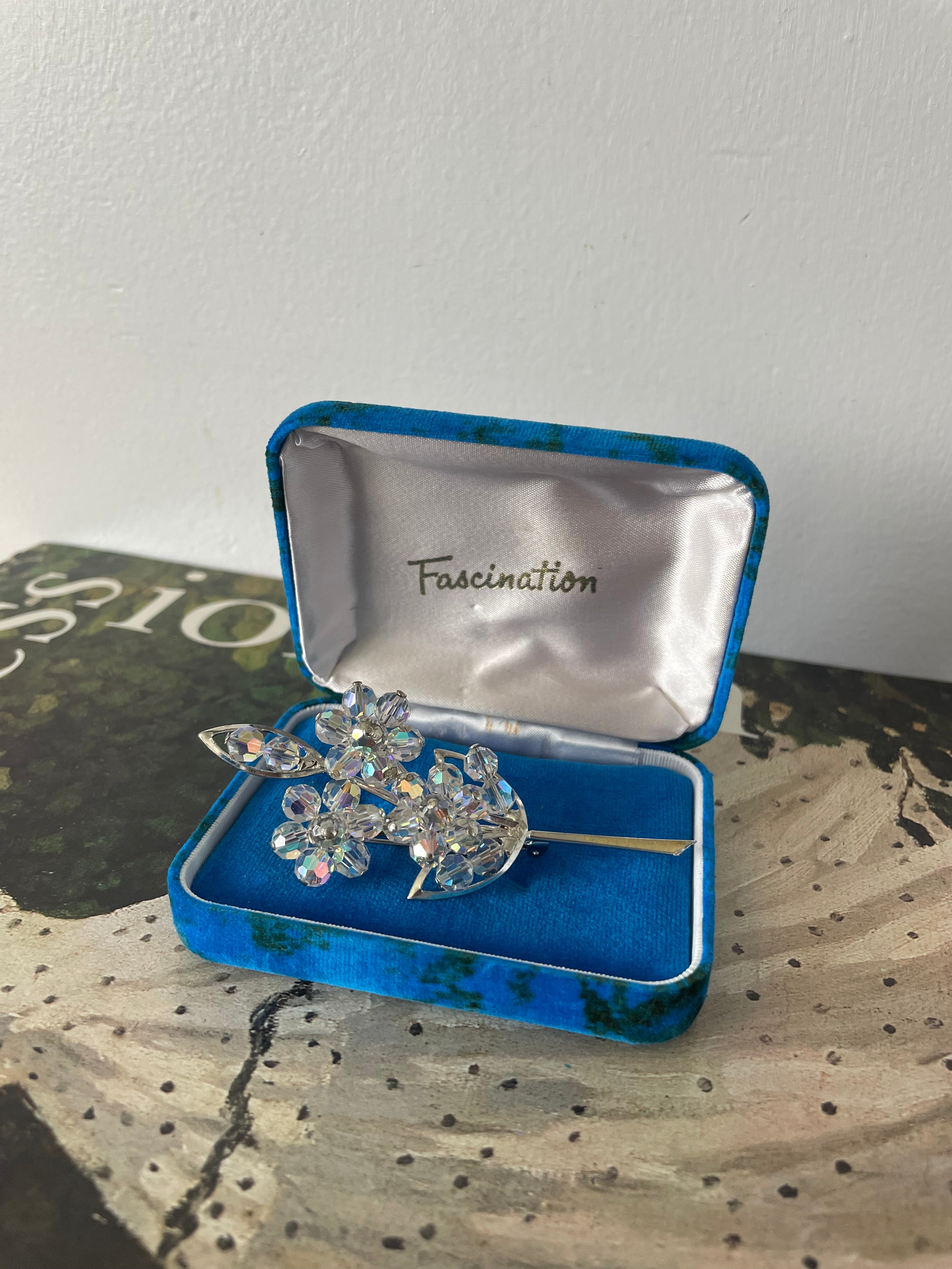 Beaded Bouquet Brooch