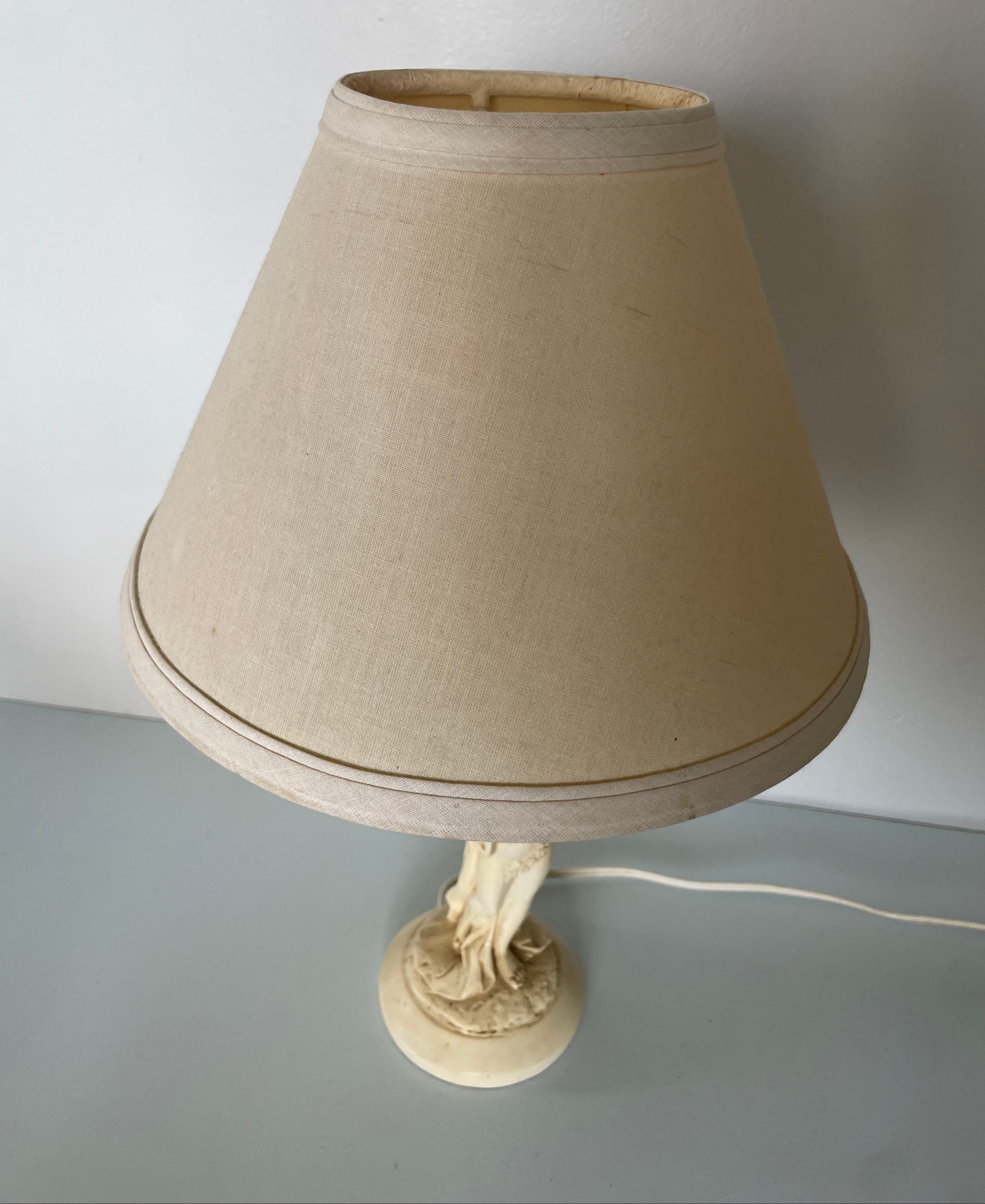 Vintage Figurine Lamp