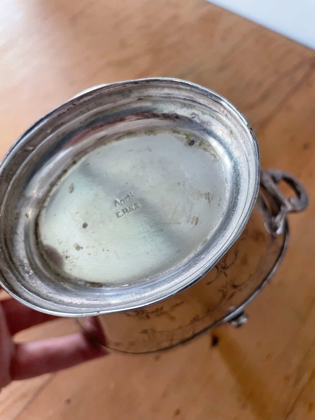 Silver Plated Coal Scuttle