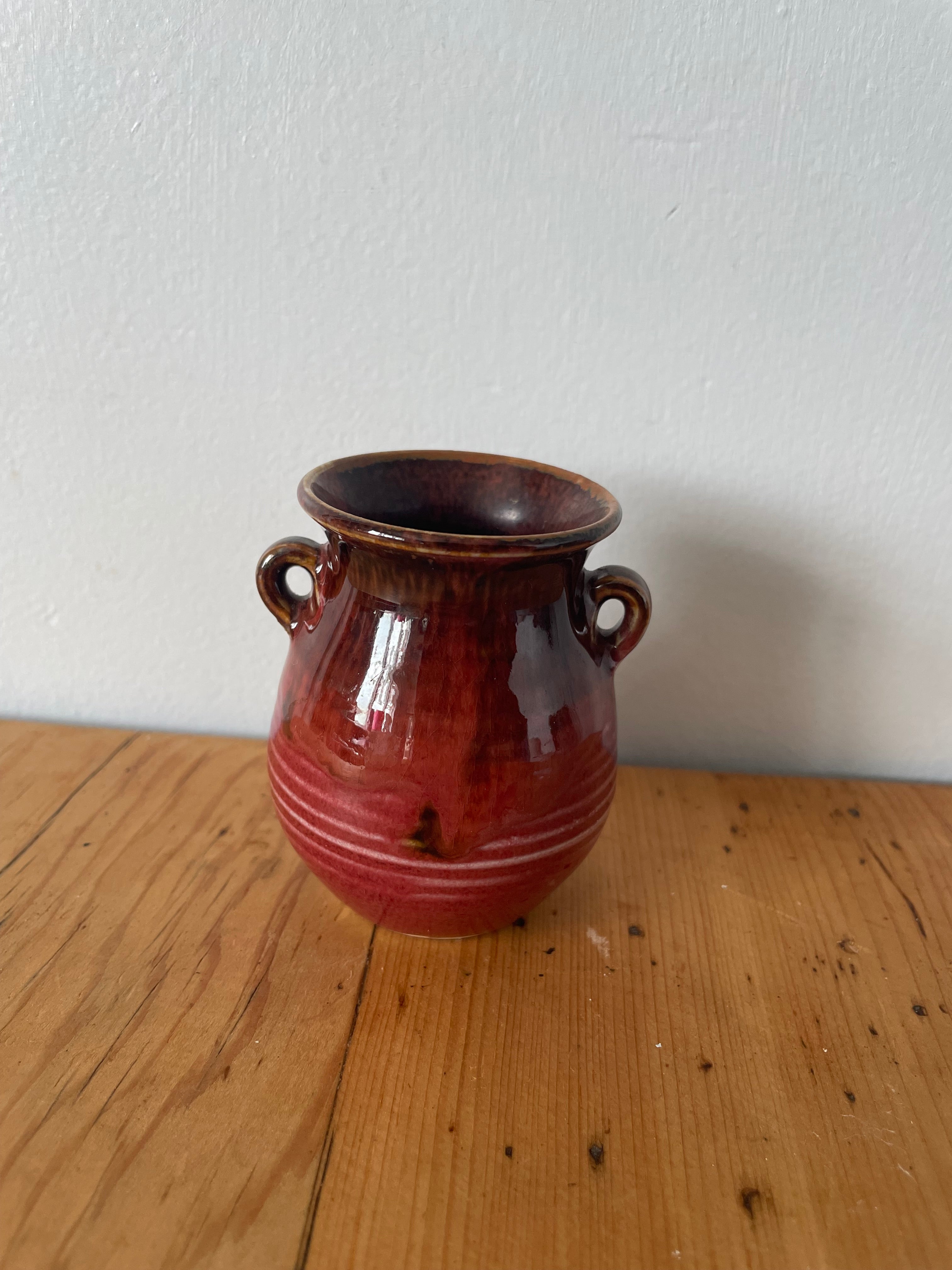 Mini Glazed Pottery Urn
