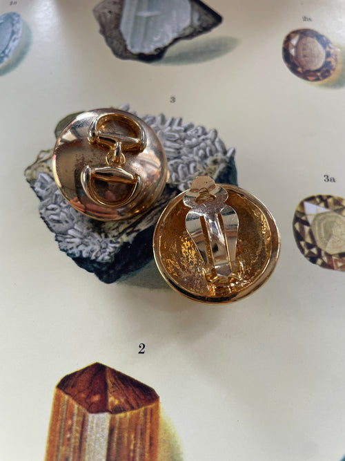 Buckle Clip On Earrings