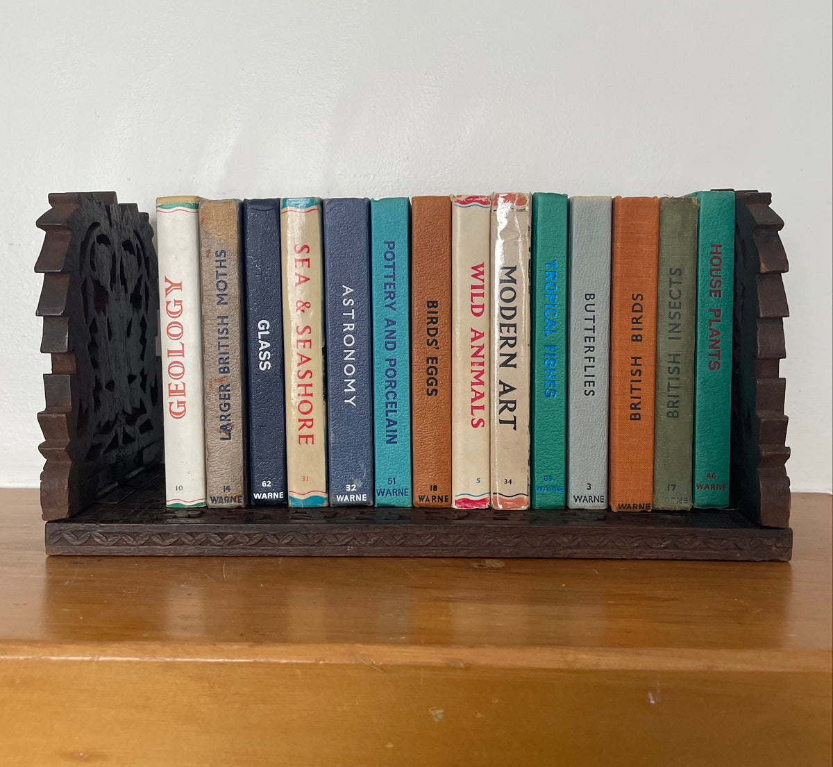 Carved Wooded Extending Book Holder