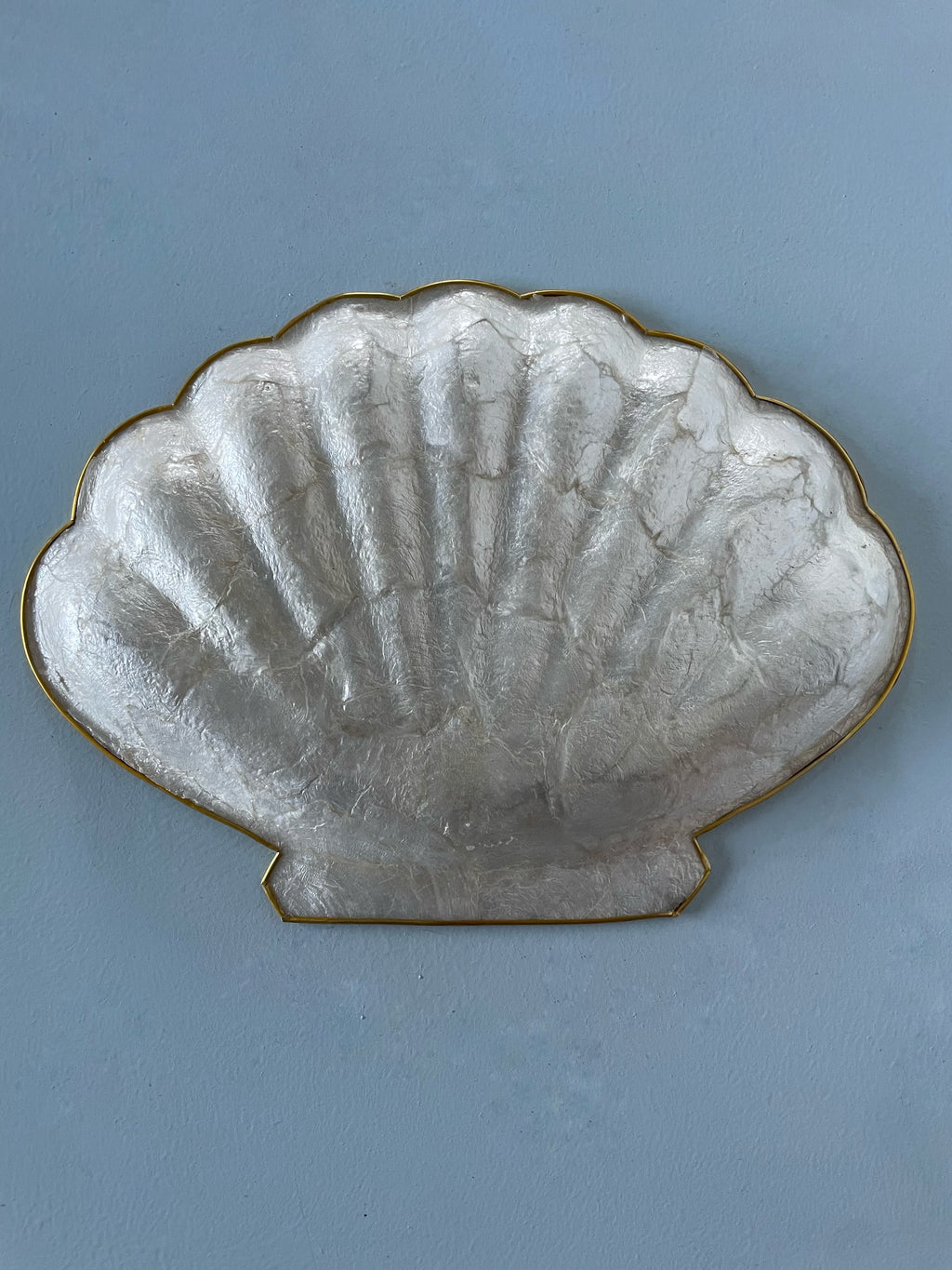 Vintage Capiz Clam Shell Tray