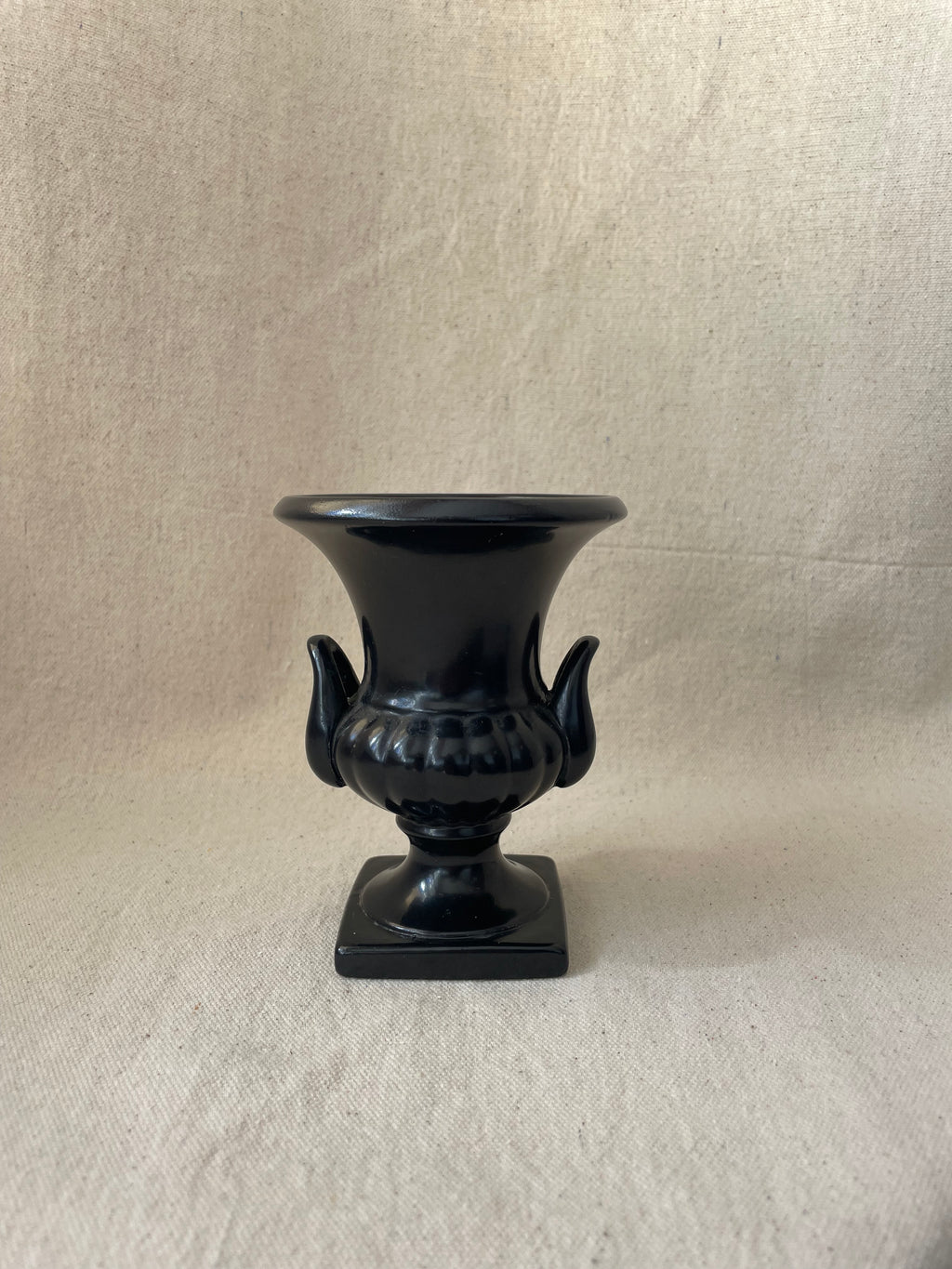 Vintage Black Urn