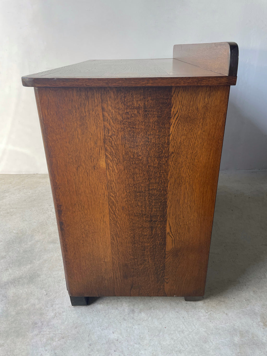 Folk Art Oak Dresser