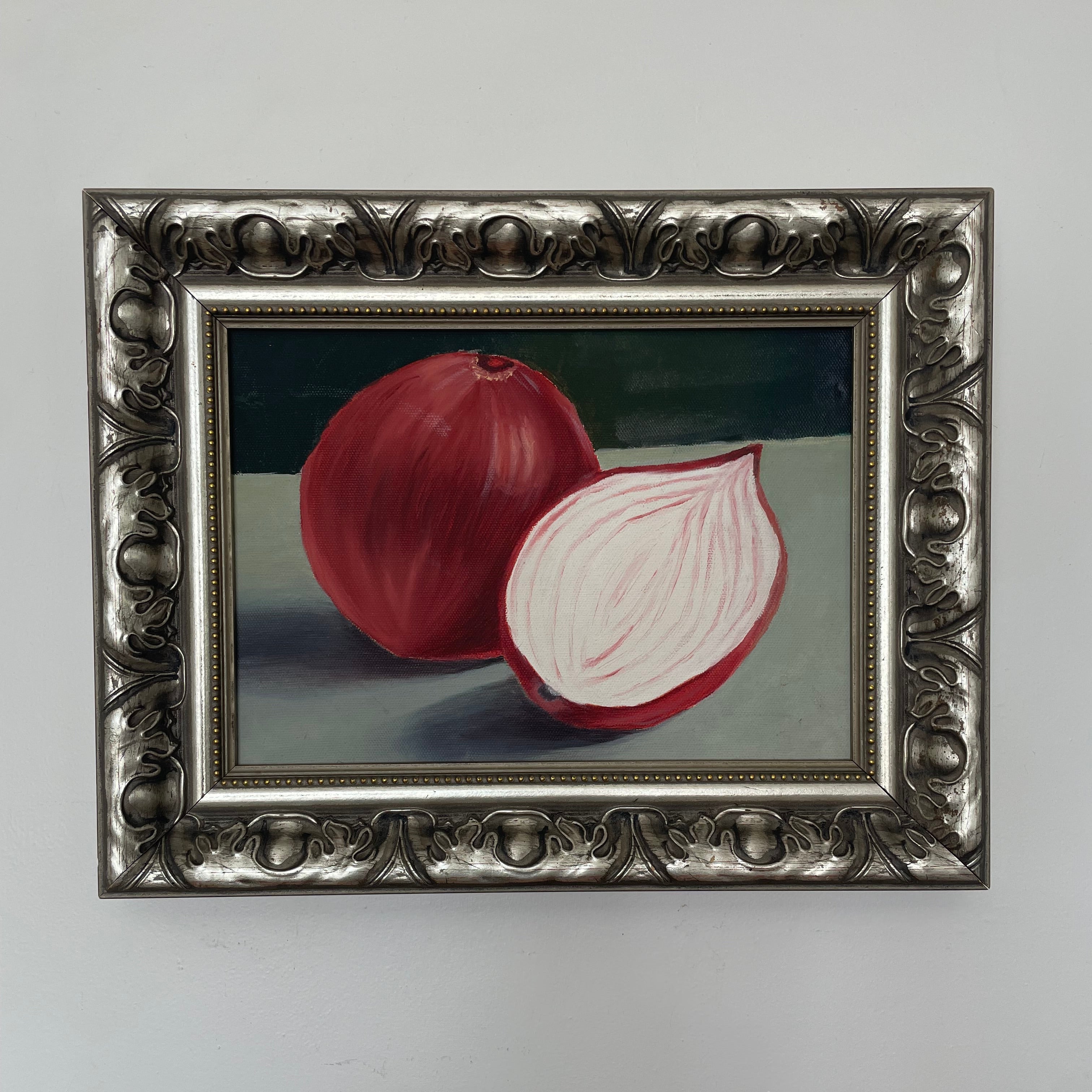 Still Life Red Onion Painting