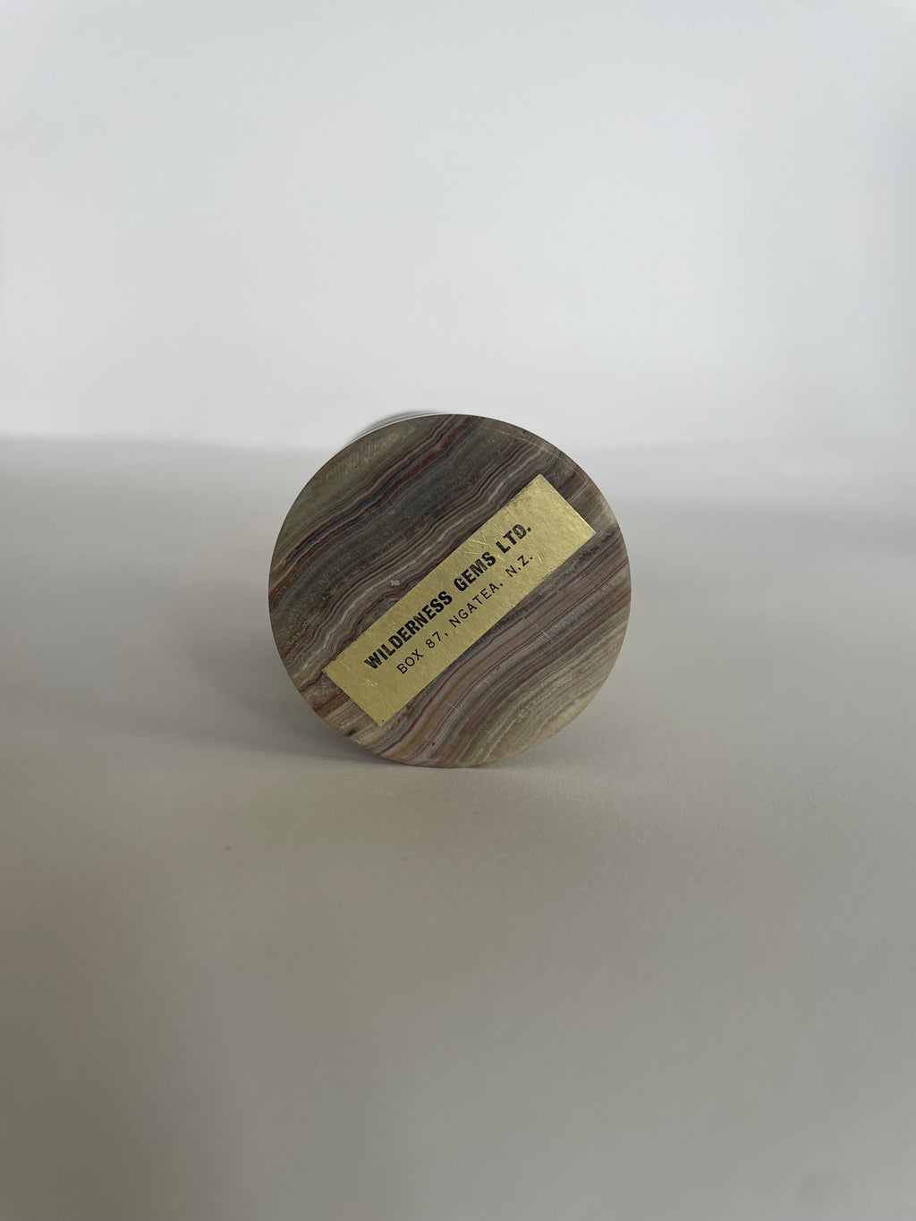 Vintage Banded Onyx Vessel
