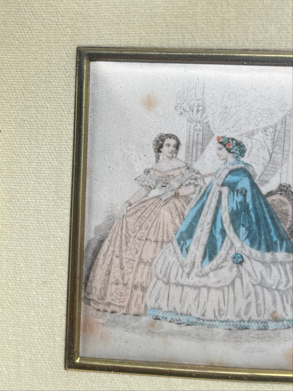 Antique French Fashion Plate