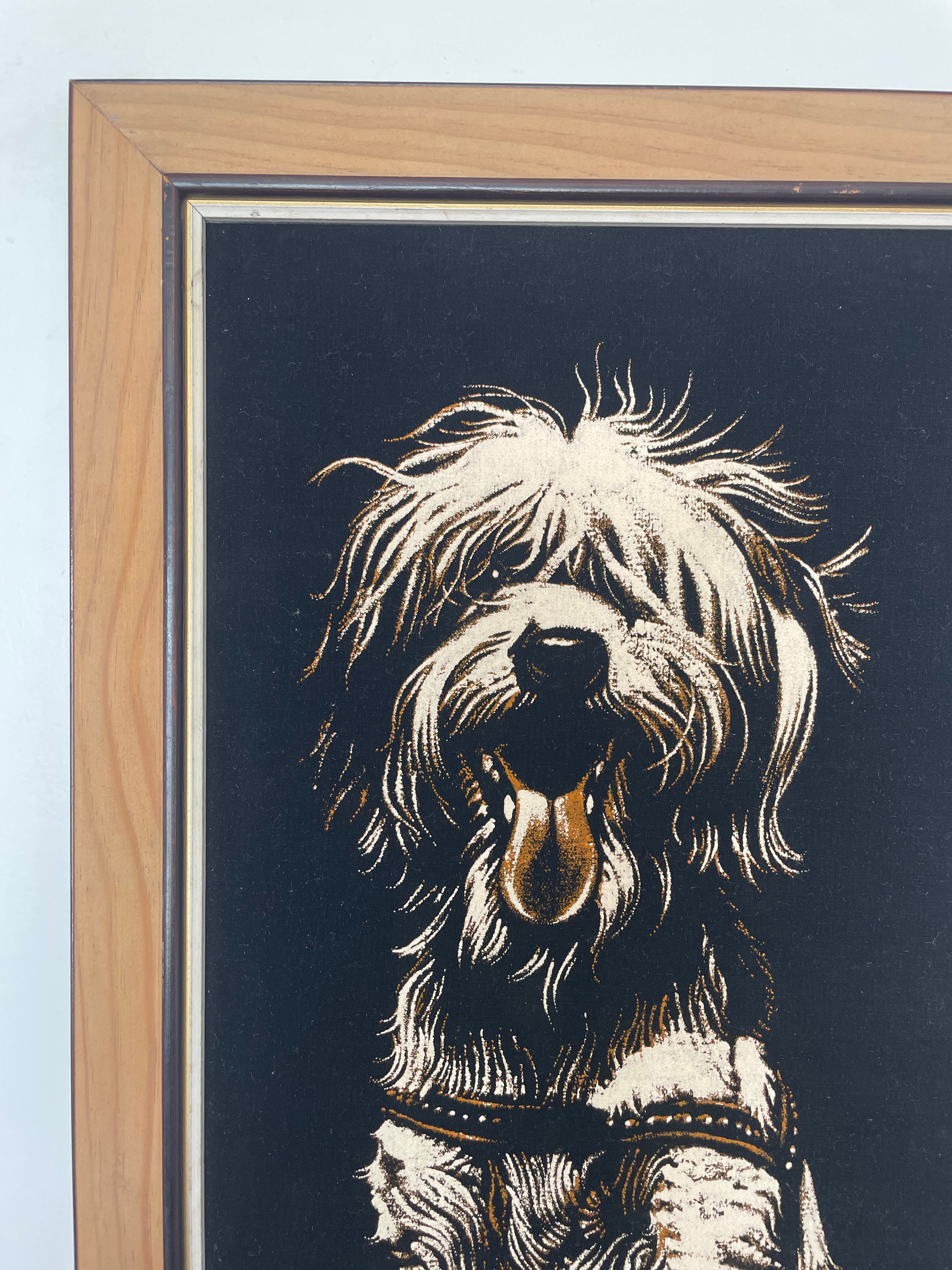 Vintage Velvet Art Picture