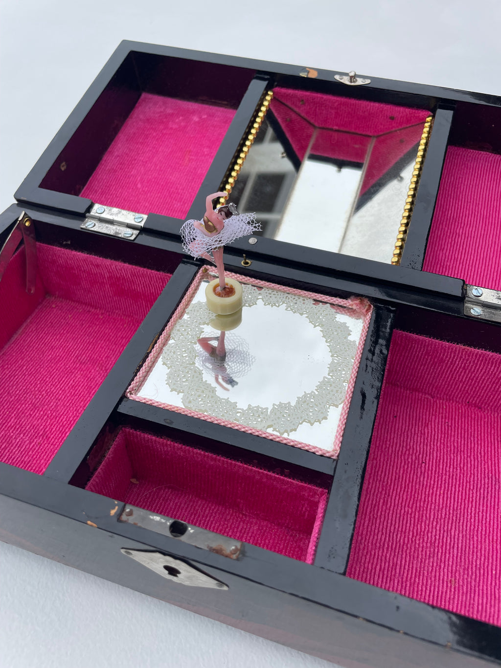 Mid Century Japanese Musical Jewellery Box