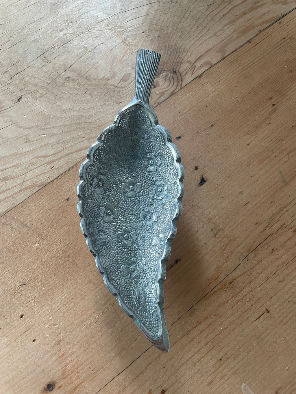 Silver Plated Leaf Tray
